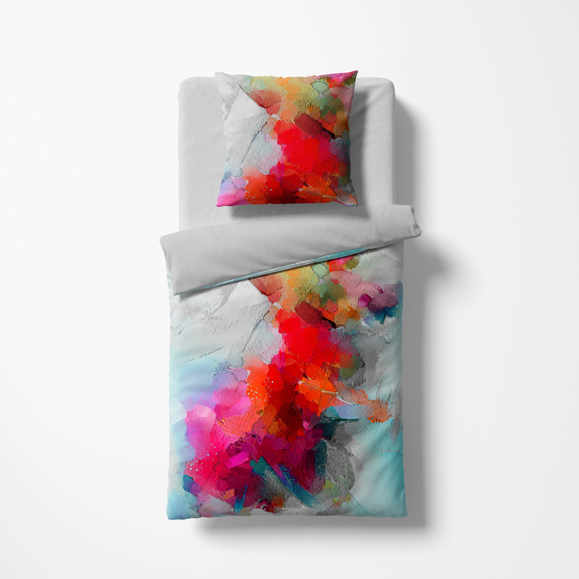 fleuresse Wendebettwäsche "Bed Art S" 3 Stk. tlg. Mako Satin-Wendebettwäsch günstig online kaufen