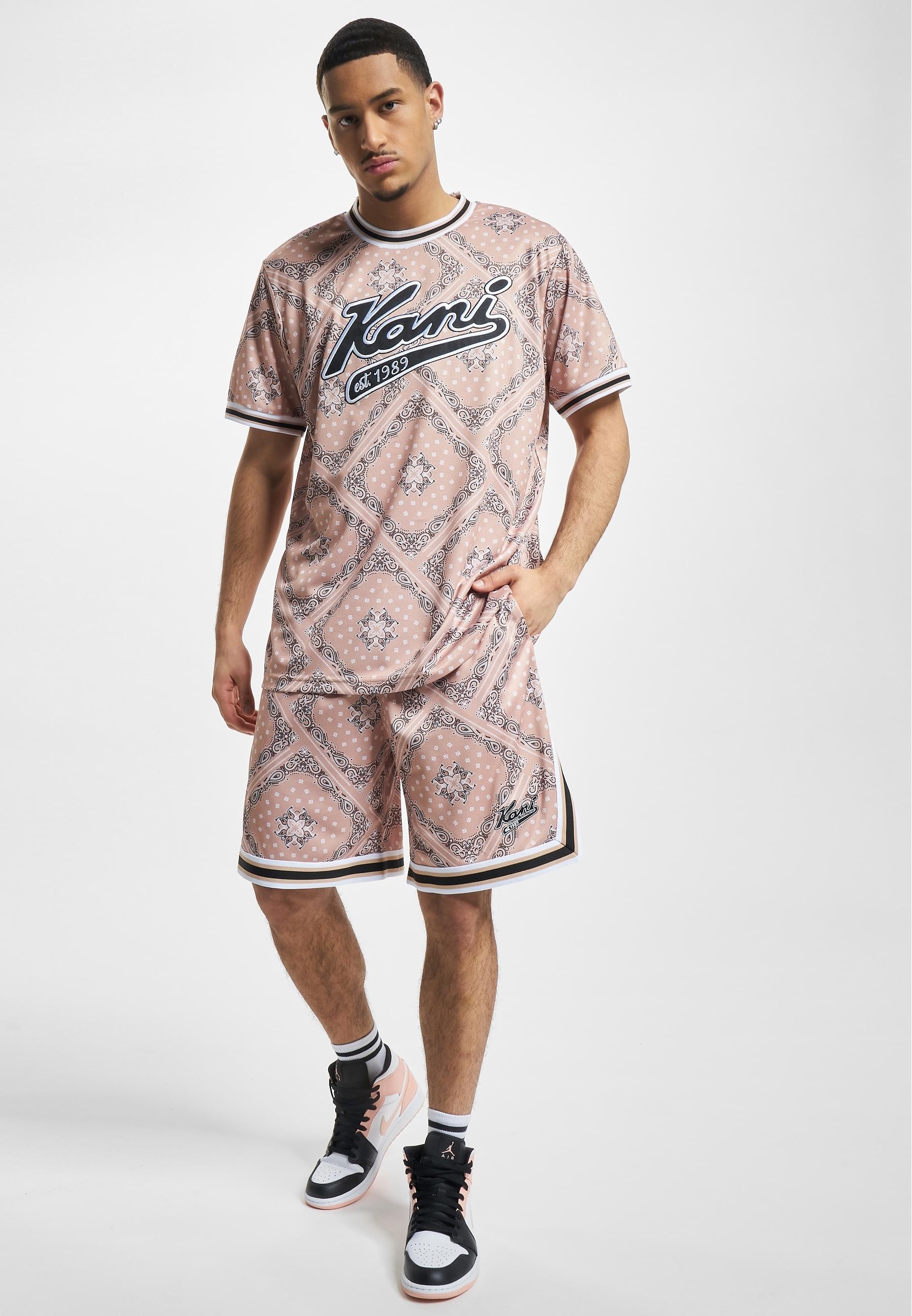 Karl Kani Shorts »Karl Kani Herren KM232-011-2 KK Varsity Paisley Mesh Shorts«, (1 tlg.)