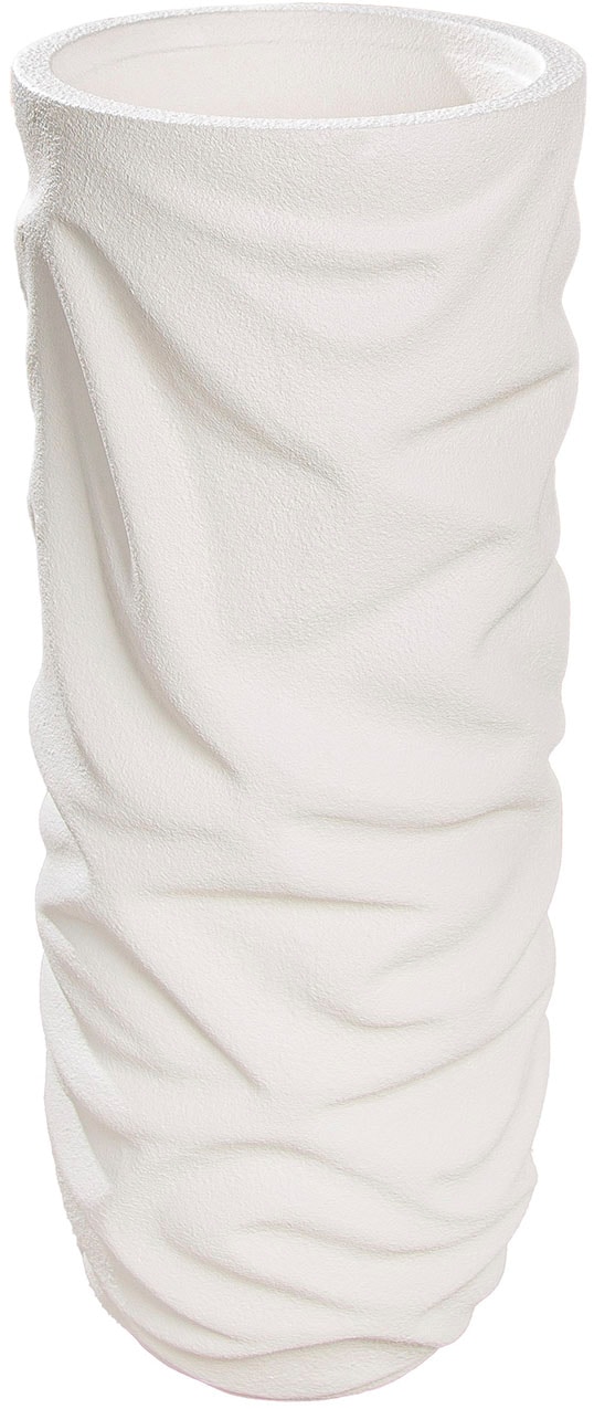 GILDE Pflanzkübel "Übertopf XXL rund Crush creme", (1 St.) günstig online kaufen
