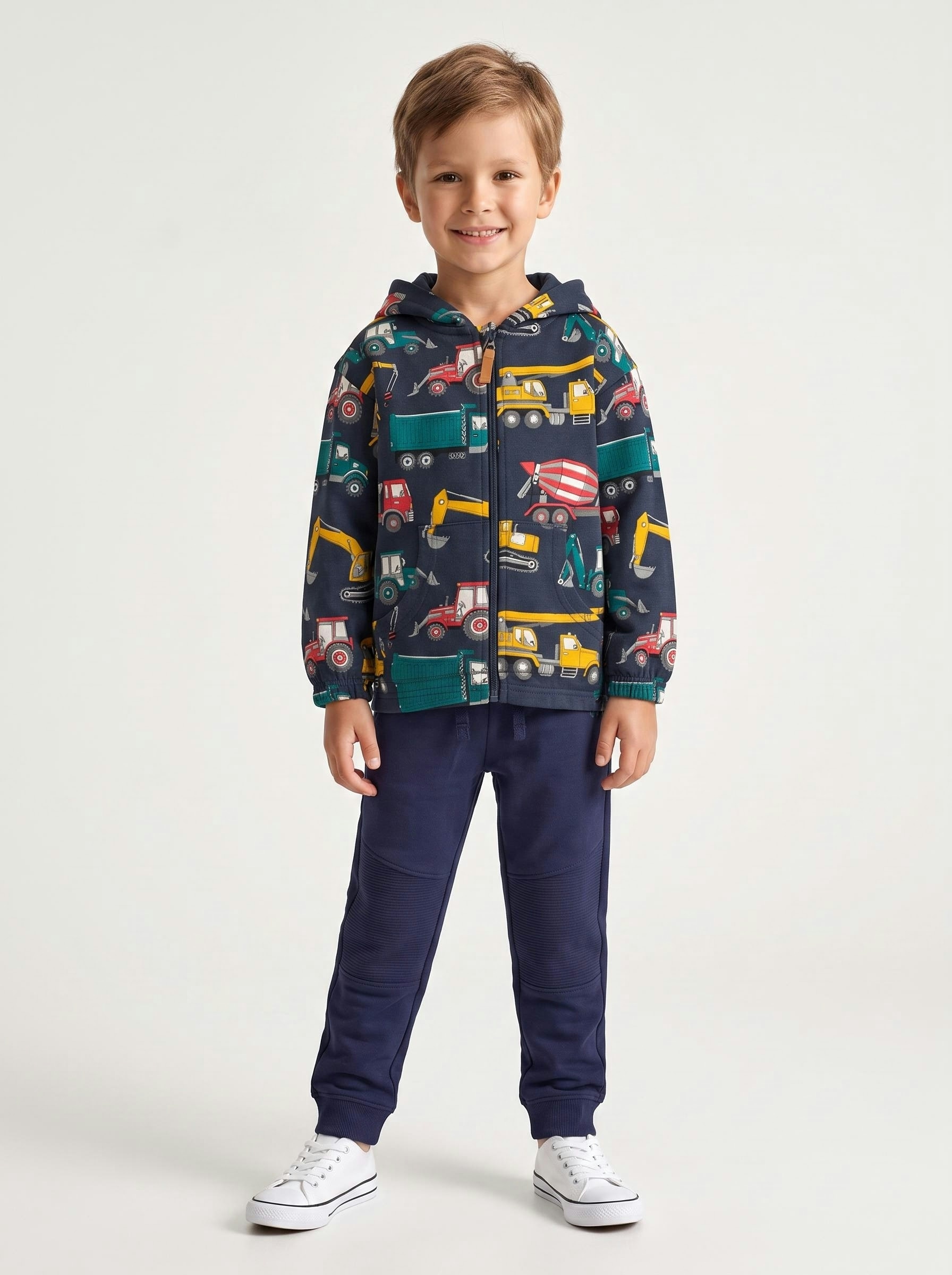 Blue Seven Kapuzensweatjacke Baumwolle