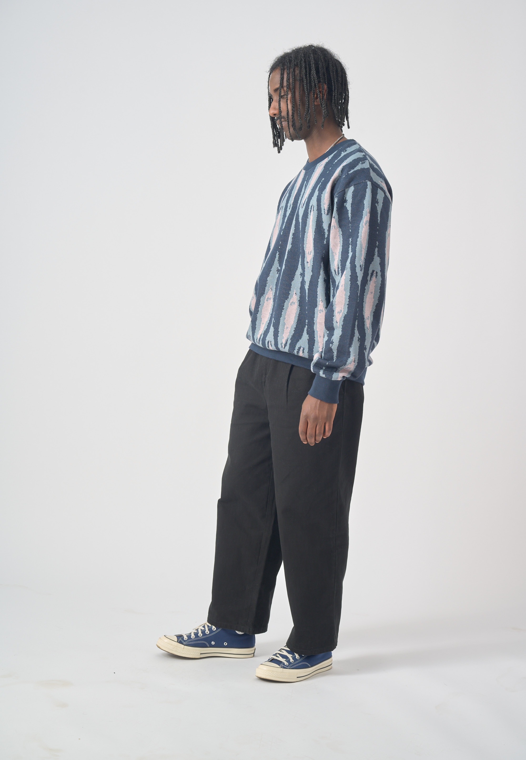 Cleptomanicx Strickpullover »Boxy Crewneck Scratch Crew«, mit lockerem Schnitt