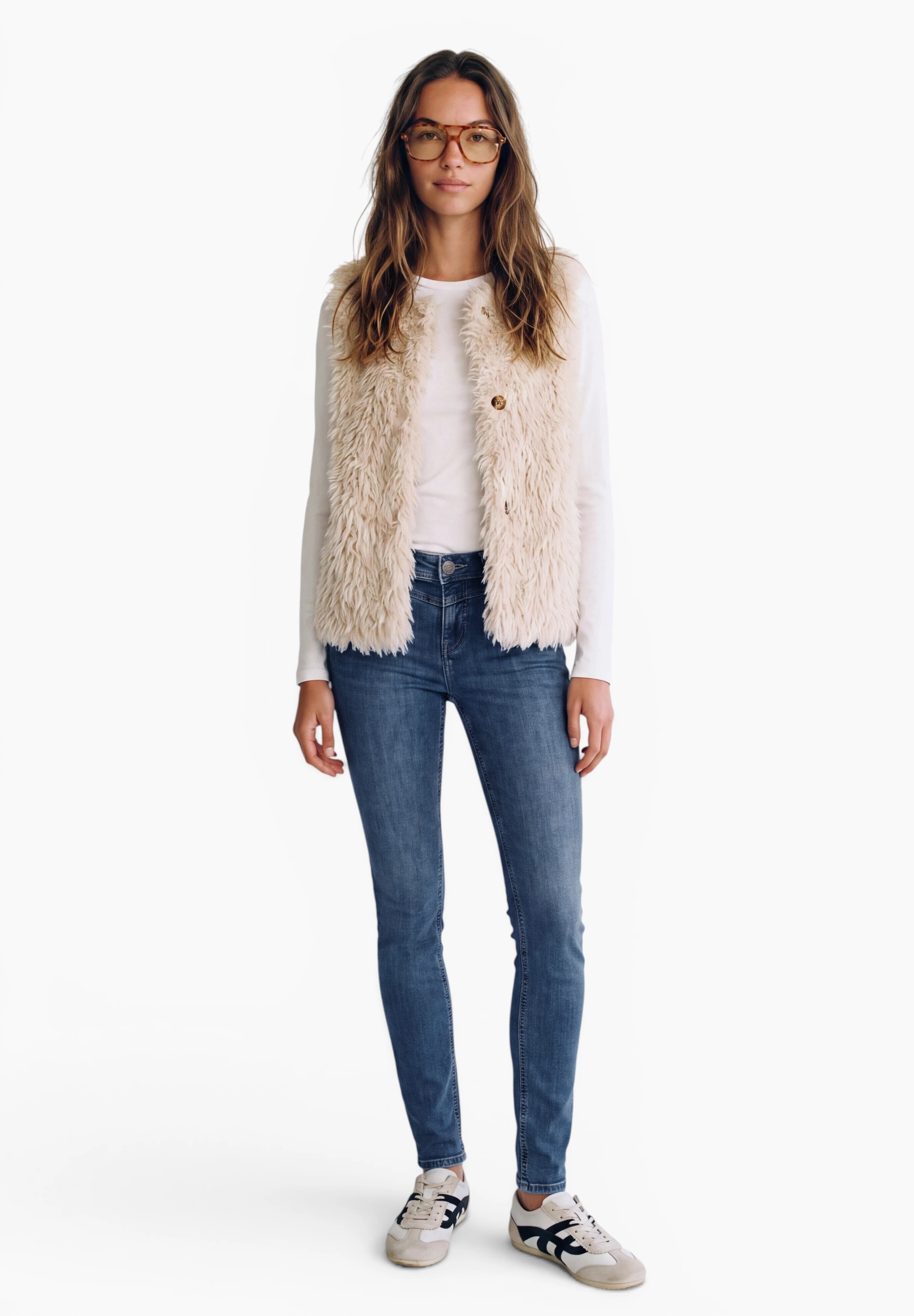 STREET ONE STUDIO Comfort-fit-Jeans Middle Waist