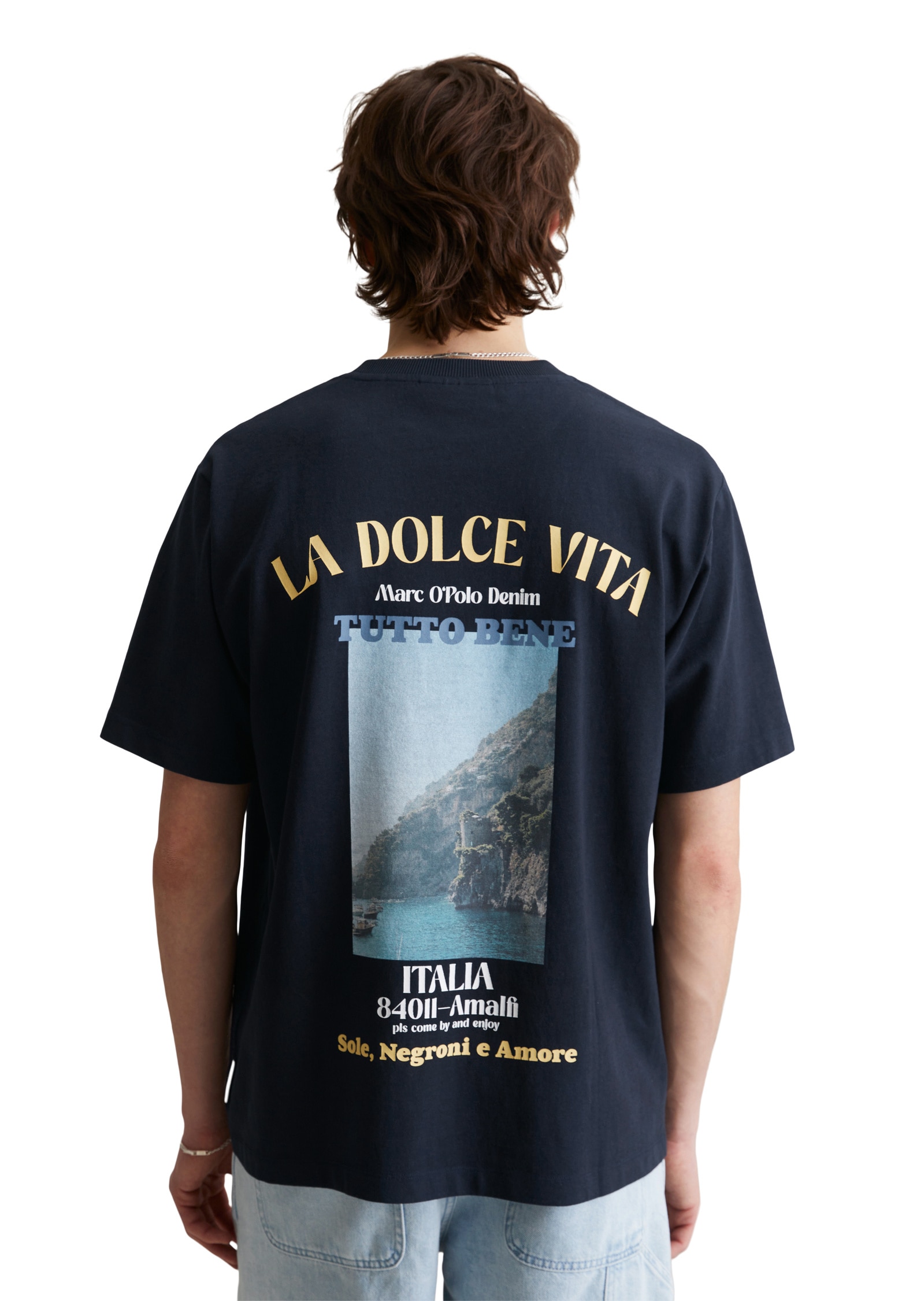 Marc O'Polo DENIM T-Shirt »mit Print auf Vorder- und Rückseite«