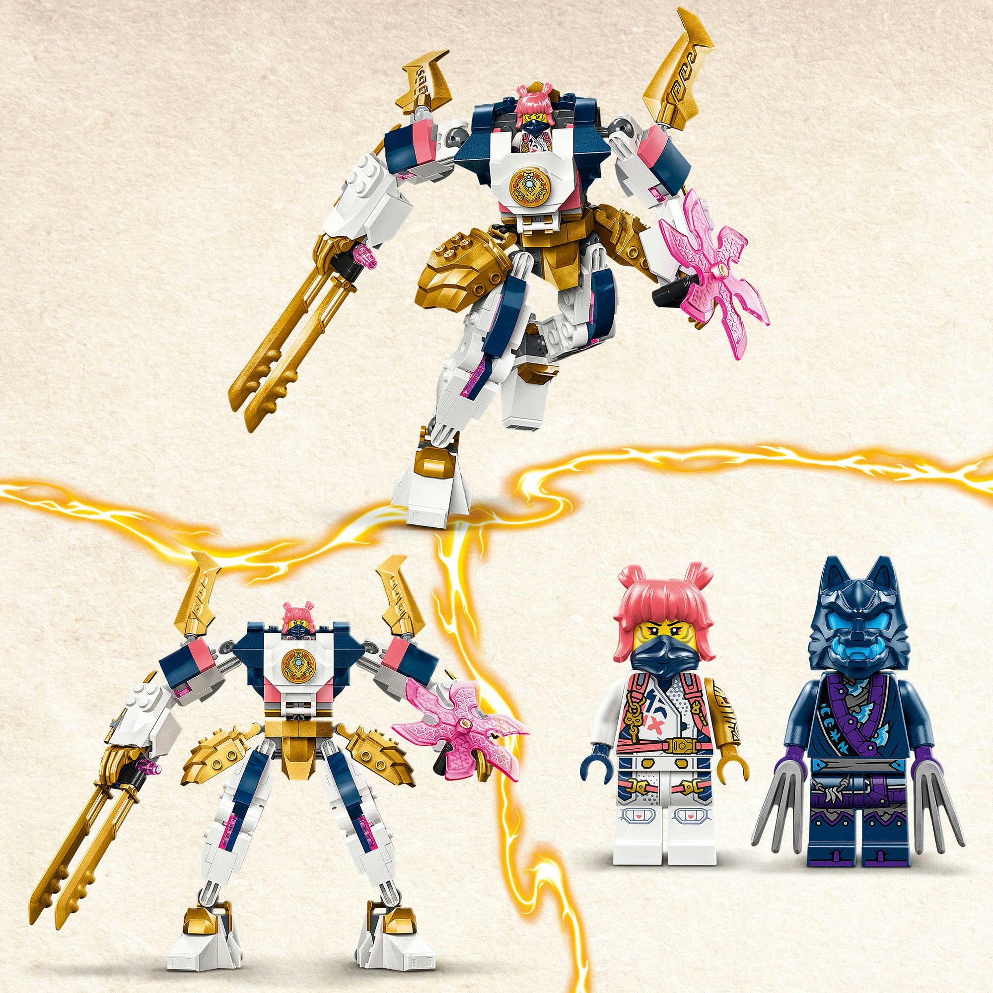 LEGO® Konstruktionsspielsteine »Soras Technikmech (71807), LEGO Ninjago«, (209 St.), Made in Europe