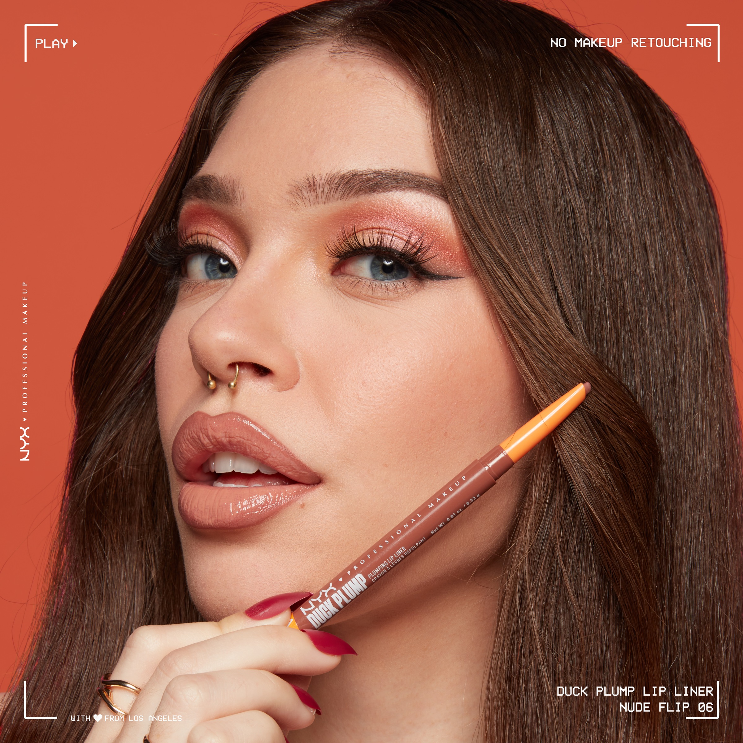 NYX Lippenstift »Professional Makeup Duck Plump Plumping Lip Liner Lippenkonturenstift«