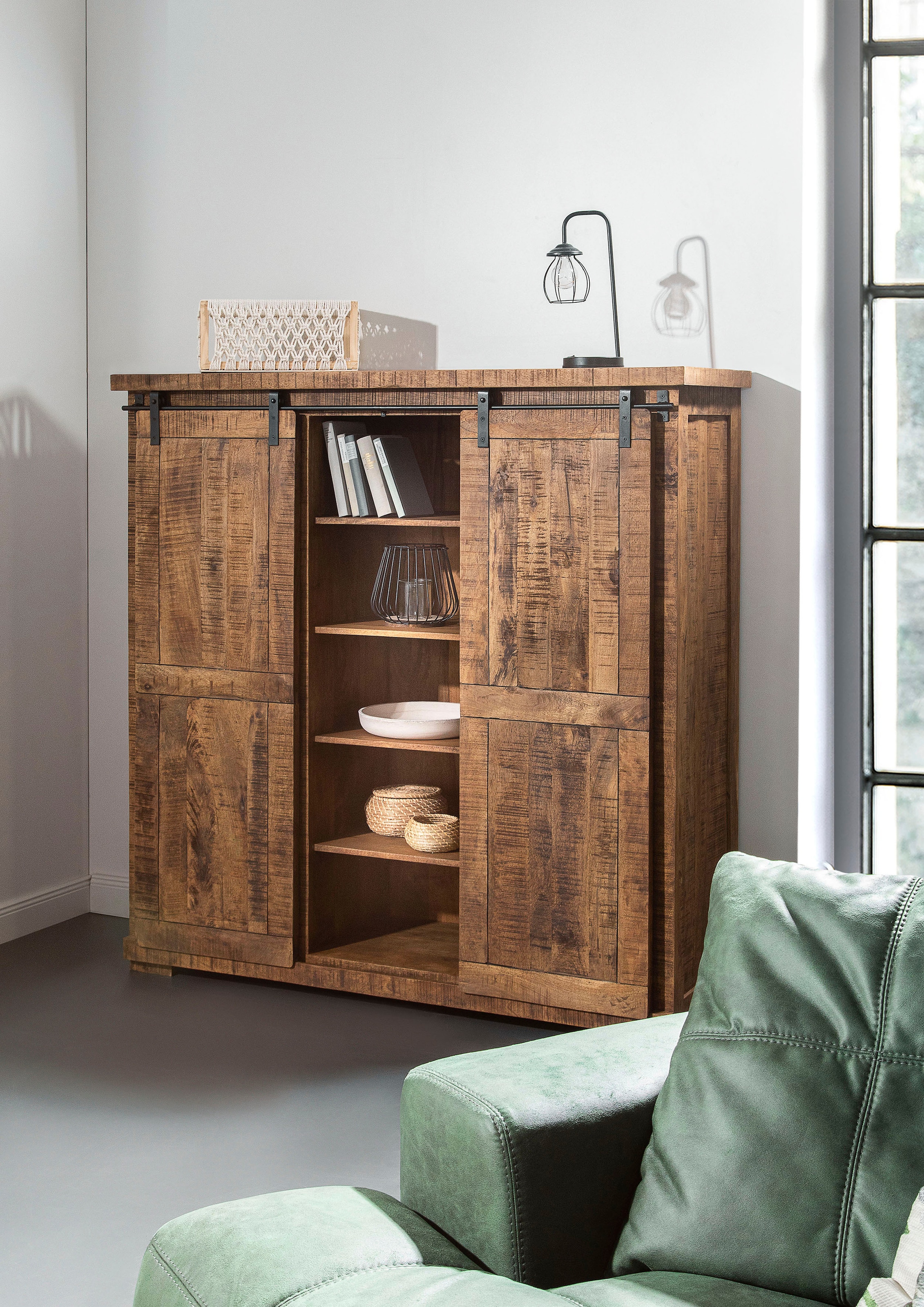 Gutmann Factory Highboard "Kamerun", Stauraumschrank, Breite 145 cm günstig online kaufen