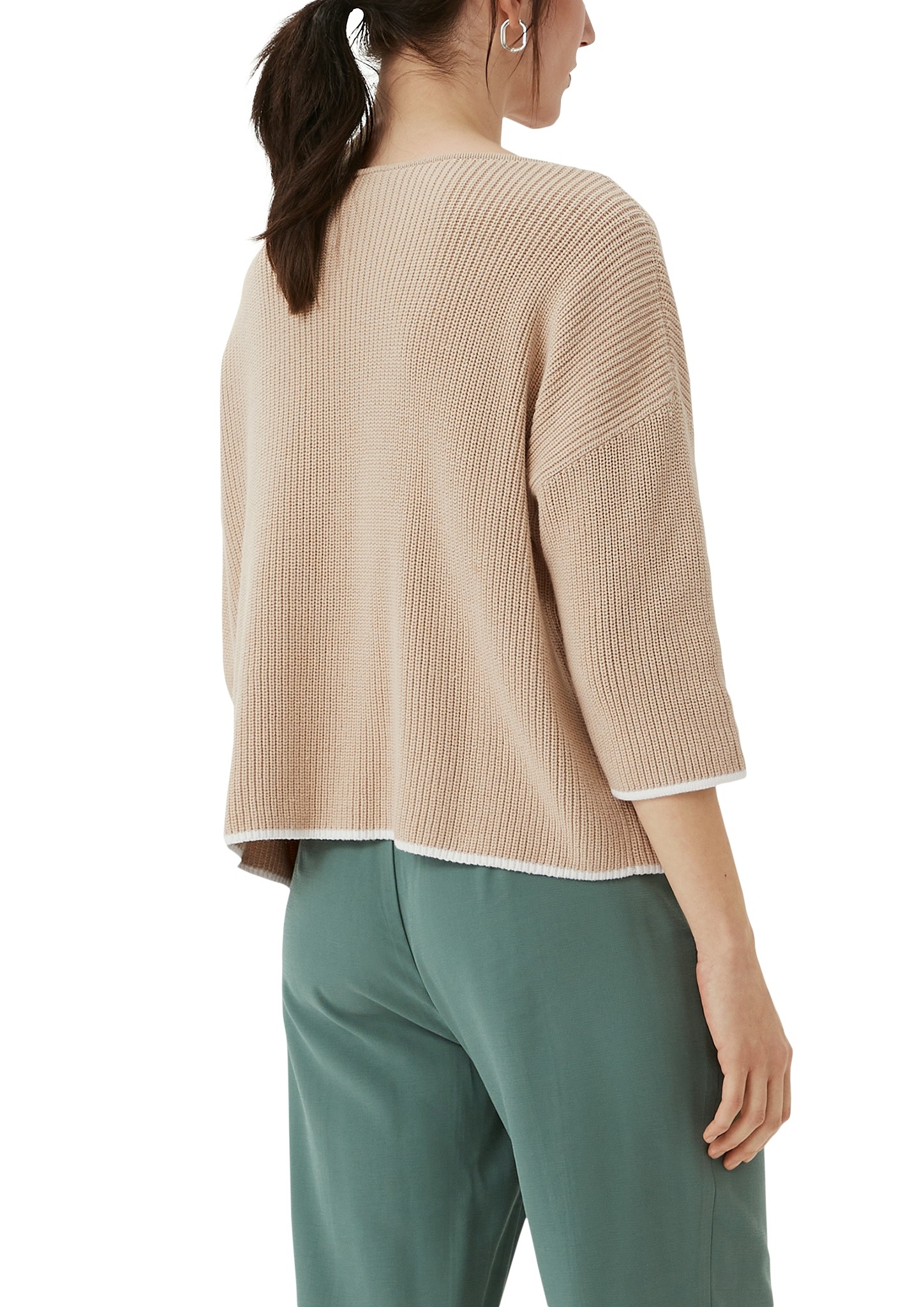 Comma Strickpullover, mit Drop-Shoulder Naht günstig online kaufen