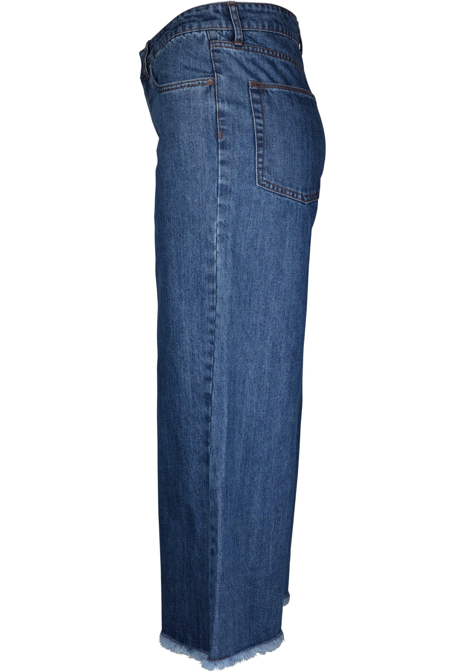 URBAN CLASSICS Bequeme Jeans »Urban Classics Damen Ladies Denim Culotte«, (1 tlg.)