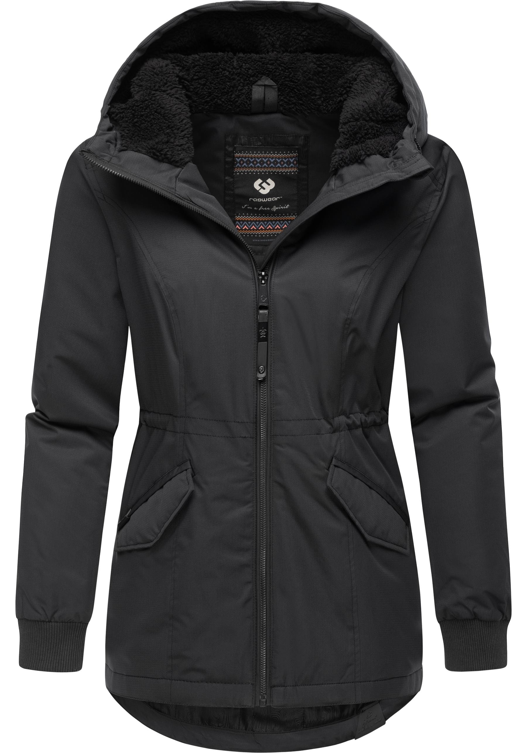 Ragwear Winterjacke »Dowey Warm Rain«, (1 St.), mit Kapuze, Wasserdichte Damen Jacke für den Winter