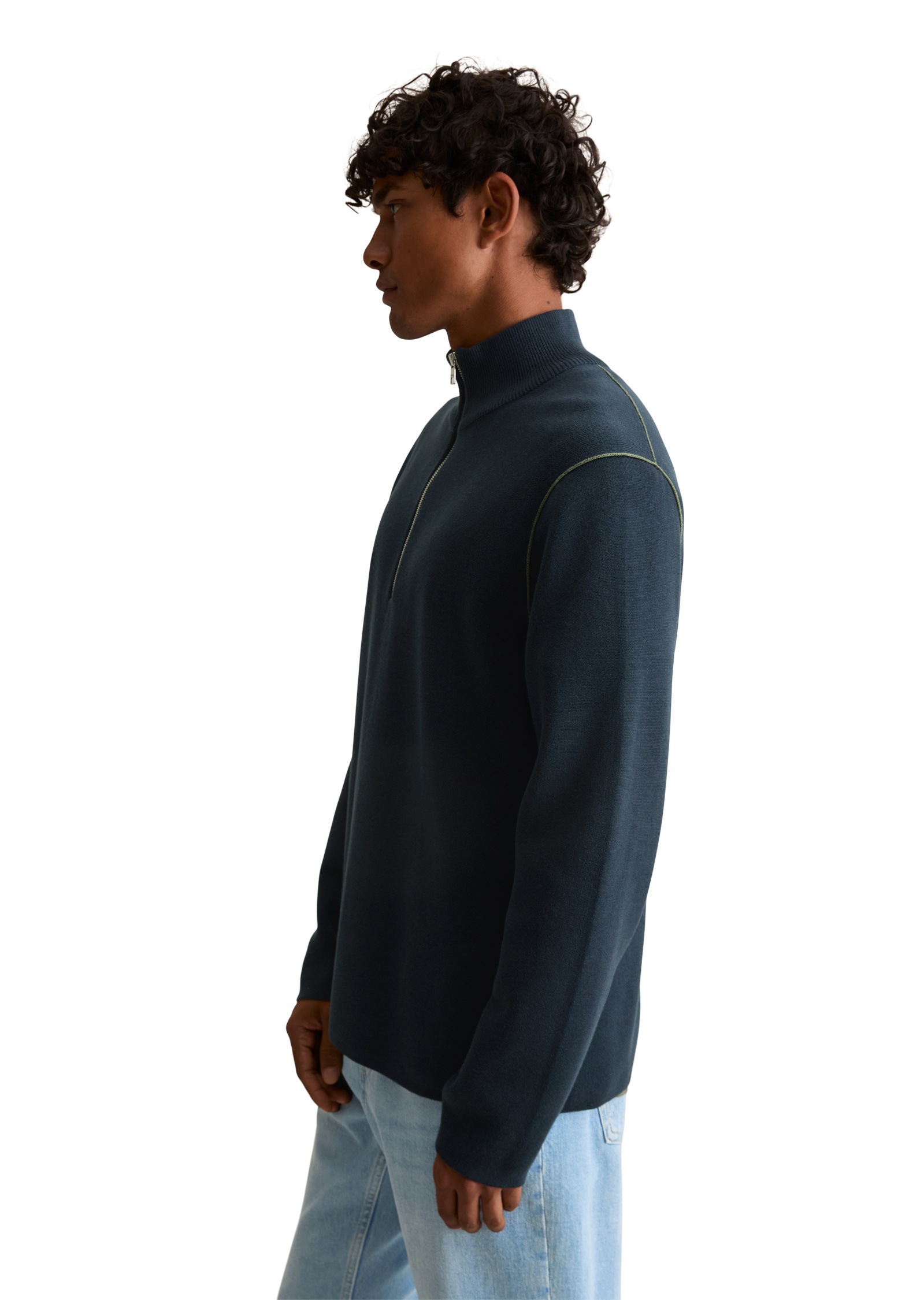 Marc OPolo DENIM Strickpullover "aus hochwertigem Bio-Baumwoll-Lyocell-Mix" günstig online kaufen