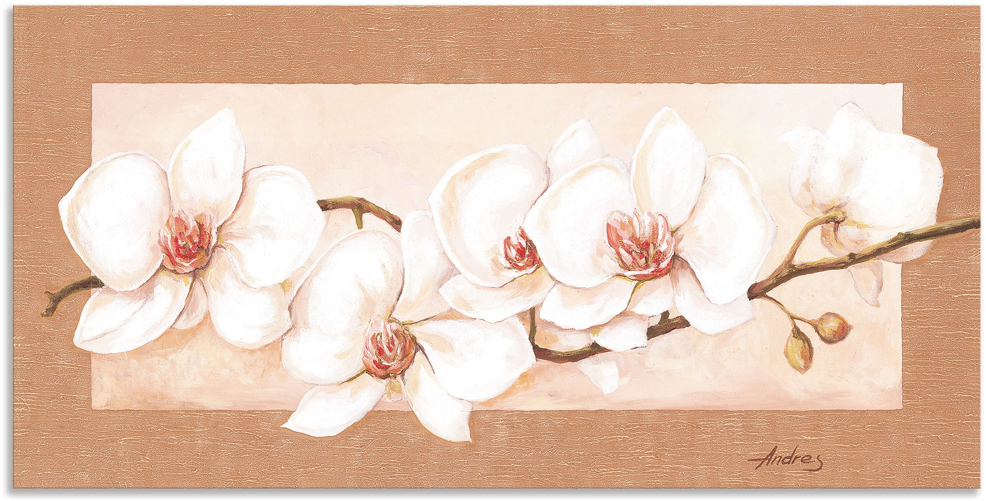 Artland Wandbild "Orchideenzweig", Blumenbilder, (1 St.), als Alubild, Outd günstig online kaufen
