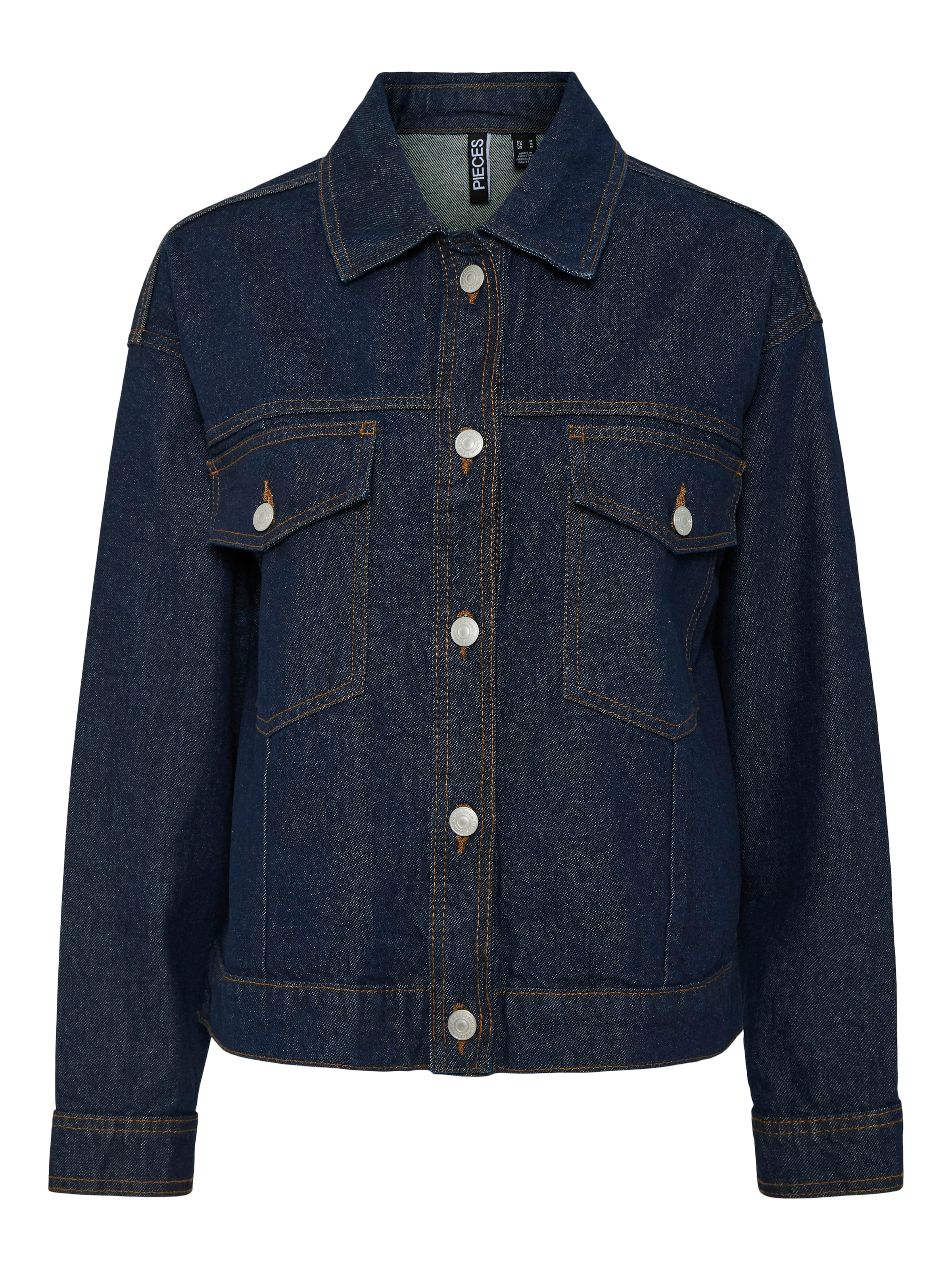 pieces Jeansjacke »PCELMA DENIM JACKET NOOS BC«, ohne Kapuze