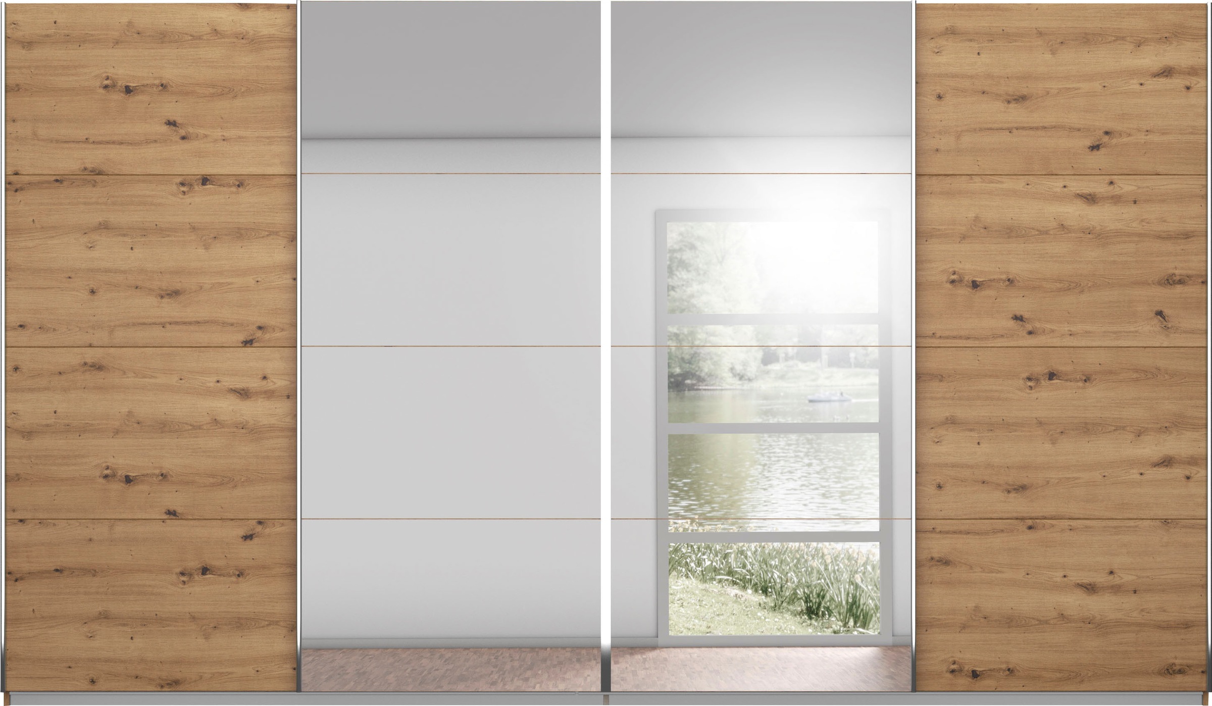 rauch Schwebetürenschrank "Kleiderschrank Schrank Garderobe Wäscheschrank A günstig online kaufen