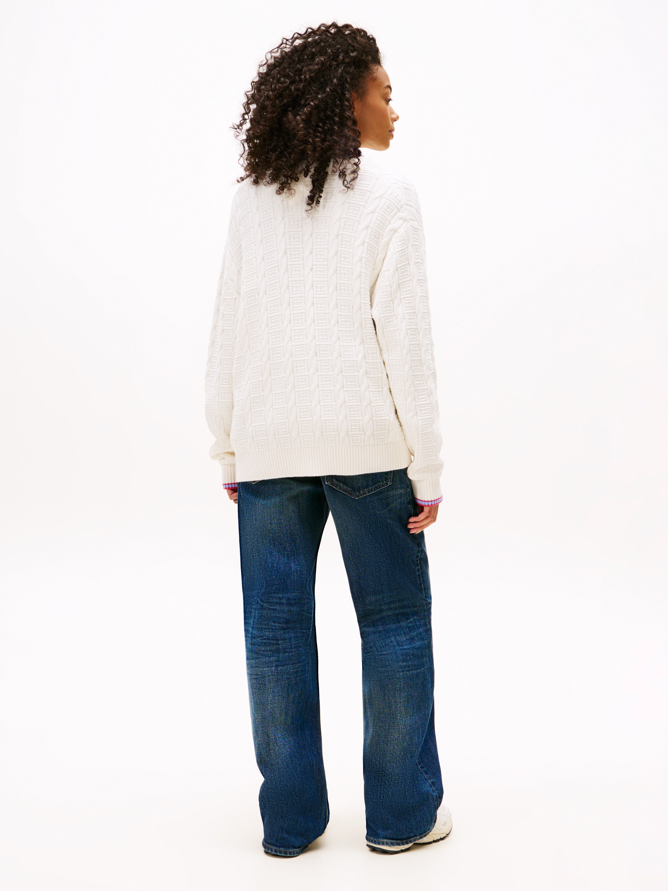 Tommy Jeans Strickjacke »TJW CABLE CARDIGAN«, mit Zopfmuster