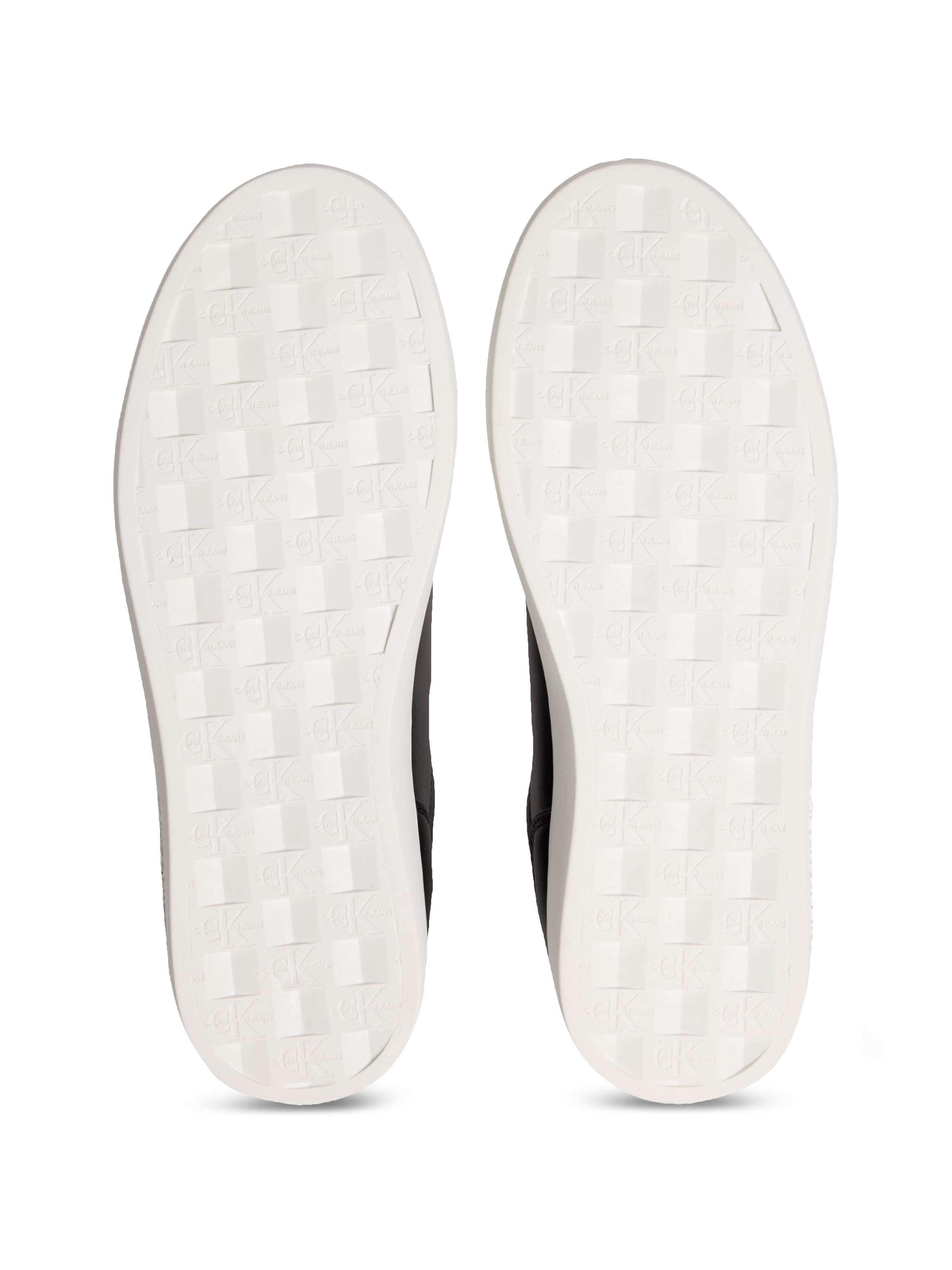 Calvin Klein Jeans Plateausneaker »CLASSIC CUPSOLE MONO LTH WN«, Schnürschuh, Halbschuh, Freizeitschuh mit seitlichem Logo