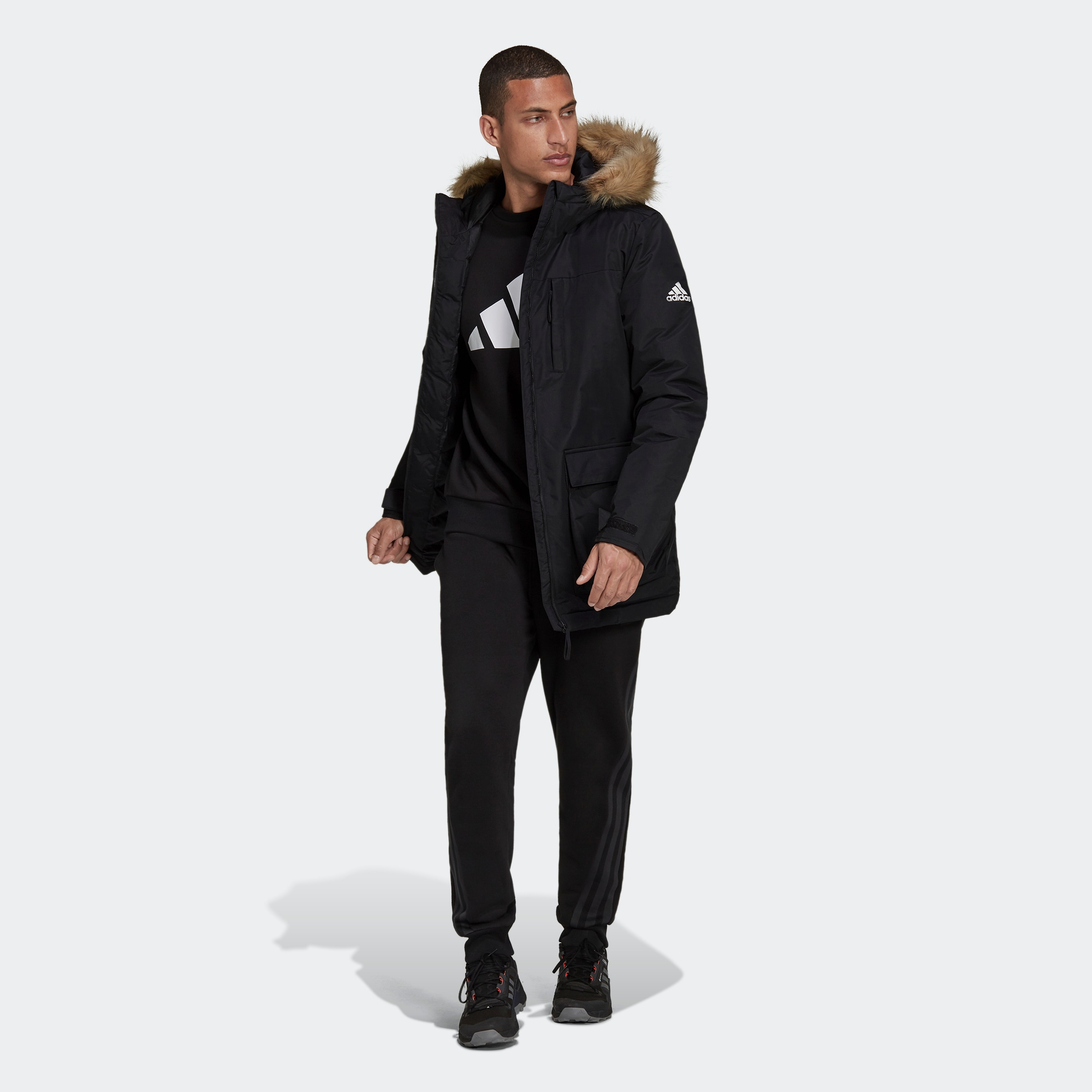 adidas Sportswear mit HOODED BAUR Kapuze Outdoorjacke kaufen | ▷ PARKA«, »UTILITAS