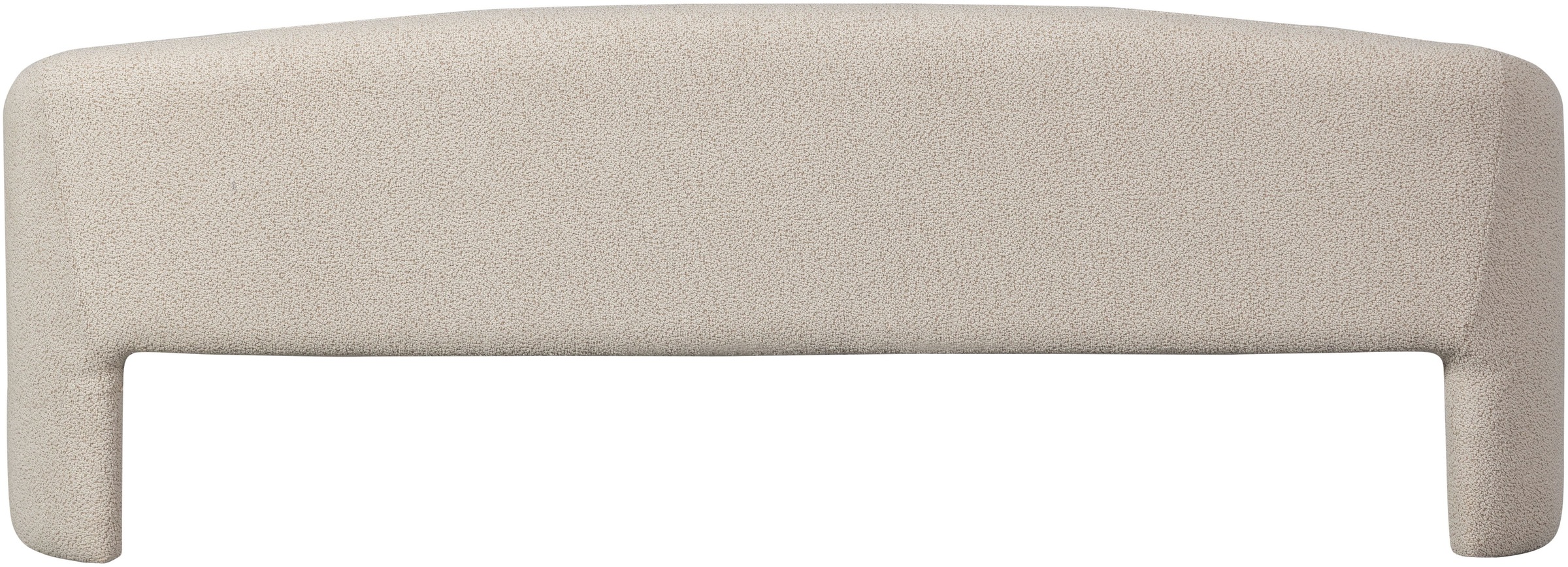 WOOOD Sitzbank »Zone«, Esszimmerbank, grob gewebten Stoff, Breite 160 cm