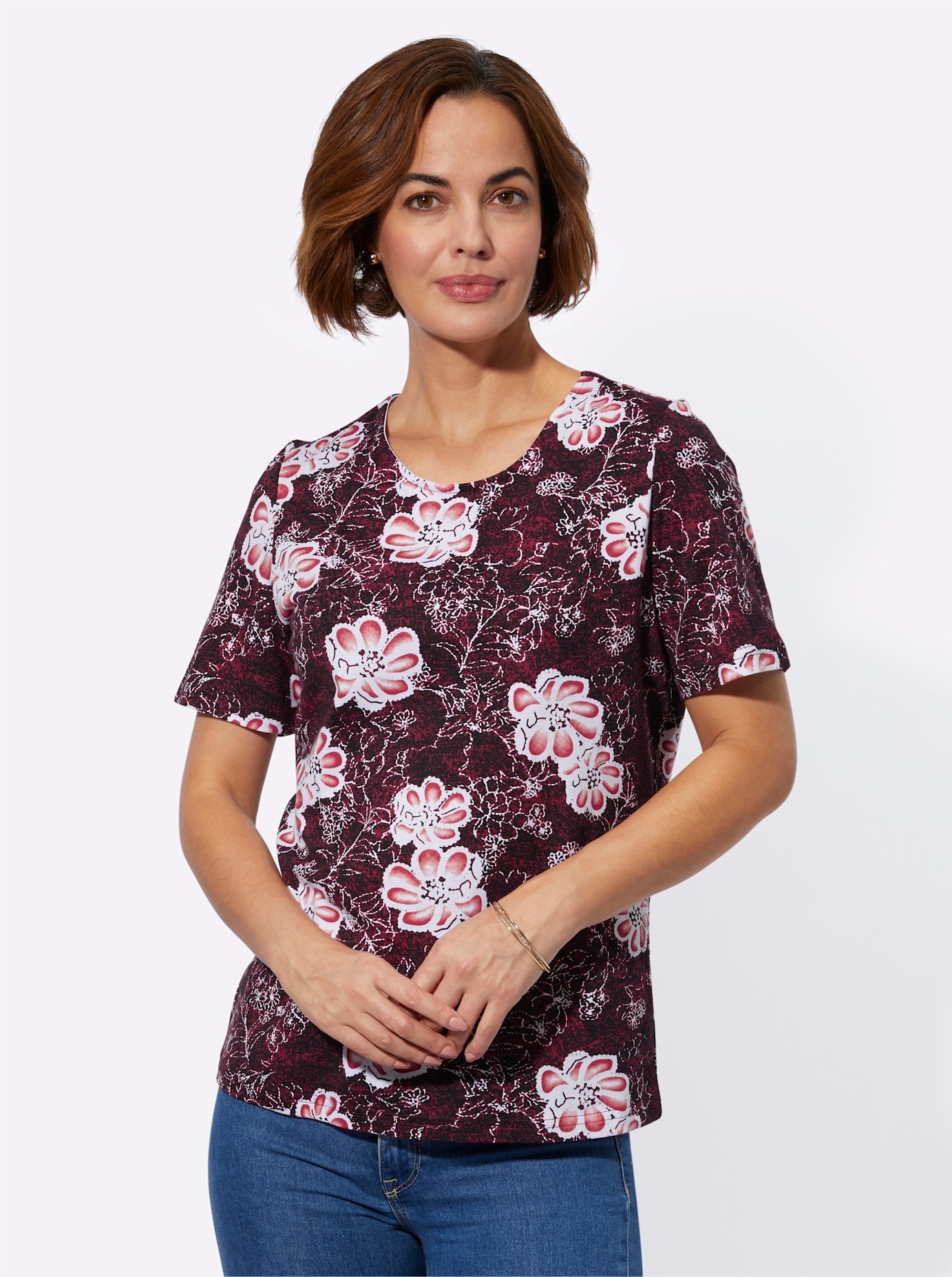 Classic Basics Kurzarmshirt "Shirt" 1 Stk. tlg. günstig online kaufen