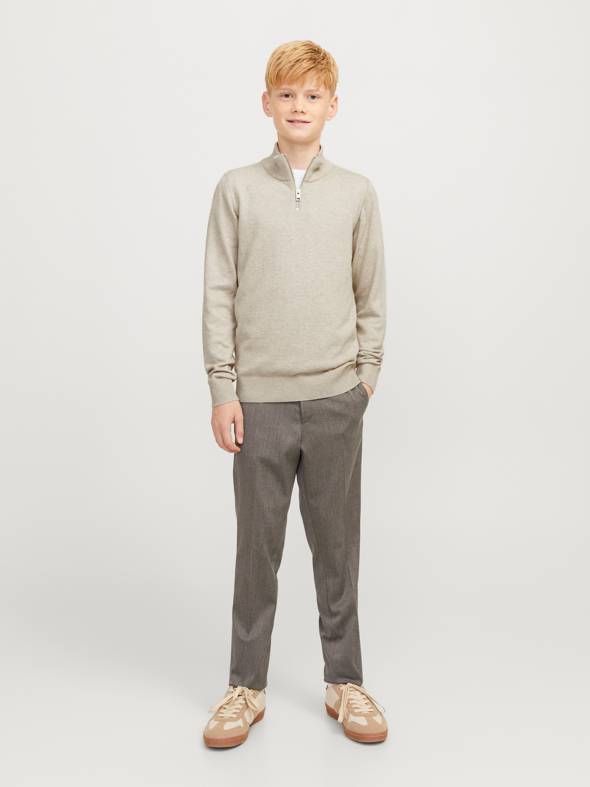 Jack & Jones Junior Troyer »JJEEMIL KNIT HALF ZIP NOOS JNR«