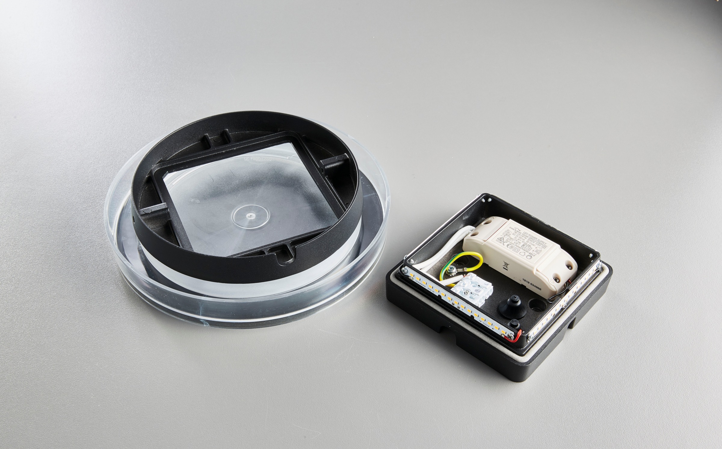 HEITRONIC LED Außen-Wandleuchte "Marbella" LED-Board Warmweiß Vandalismussi günstig online kaufen