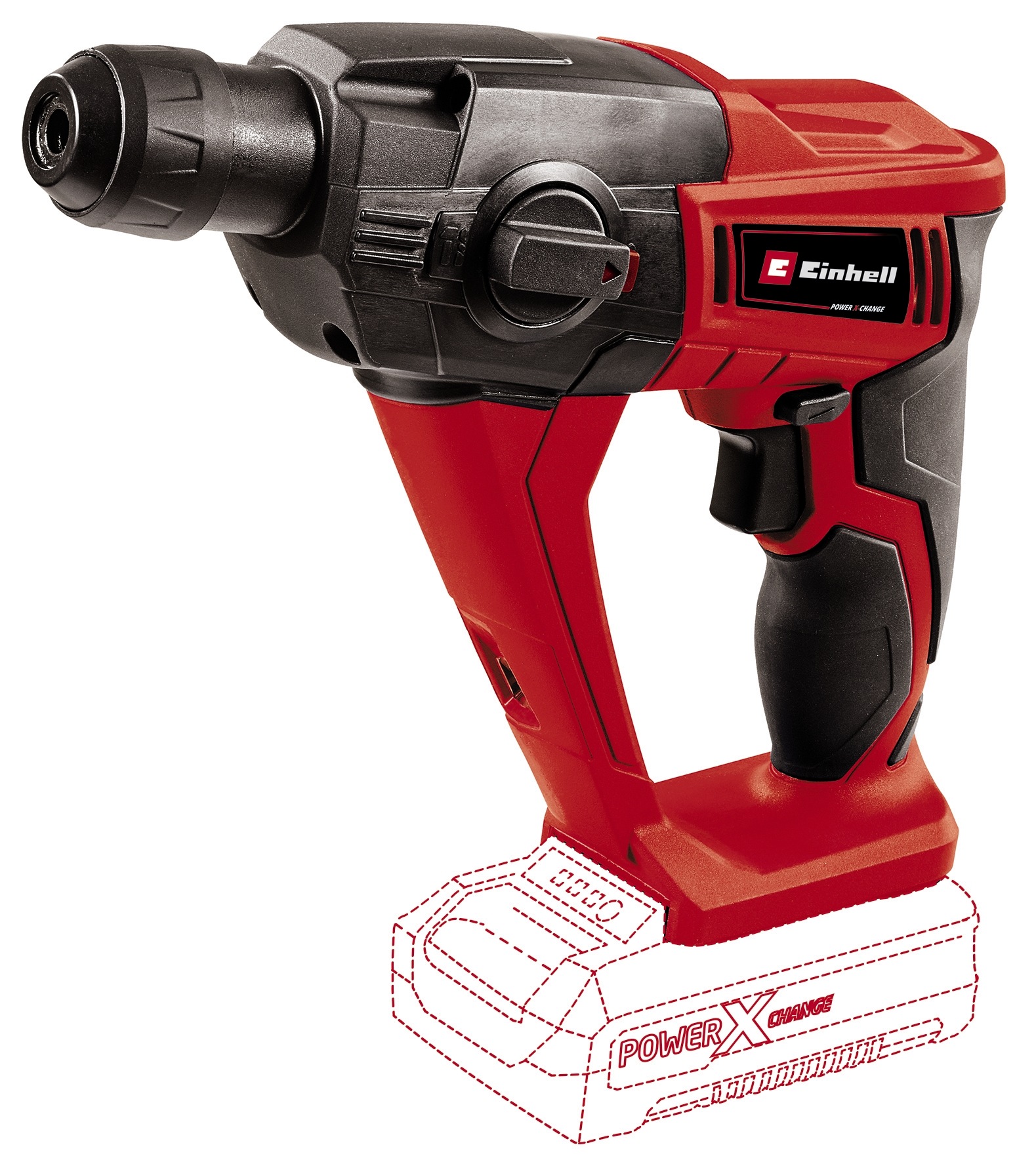 Einhell Akku-Bohrhammer "TE-HD 18 Li", Power X-Change, ohne Akku und Ladegerät