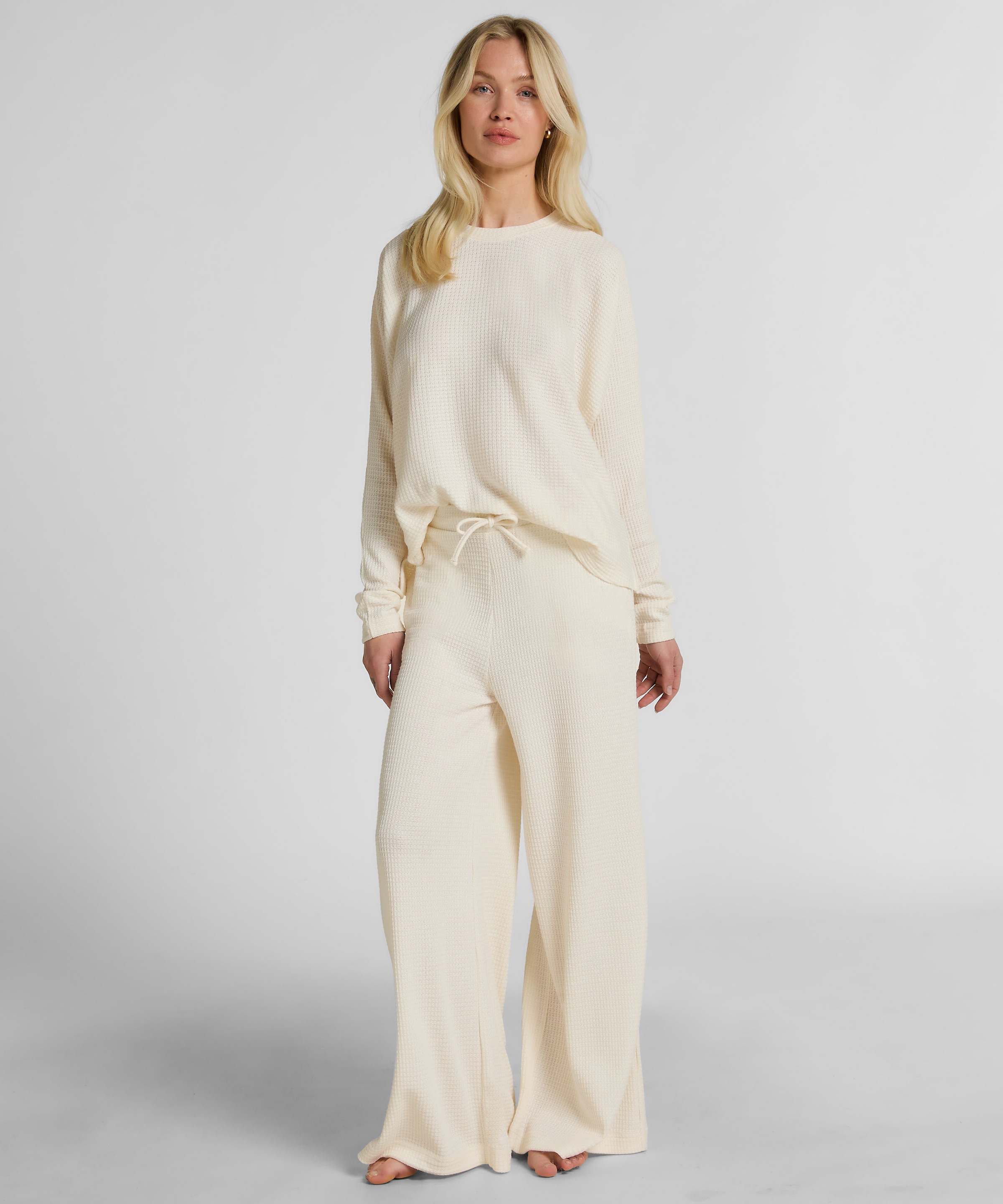Hunkemöller Pyjama "Hose Waffle Tracey"