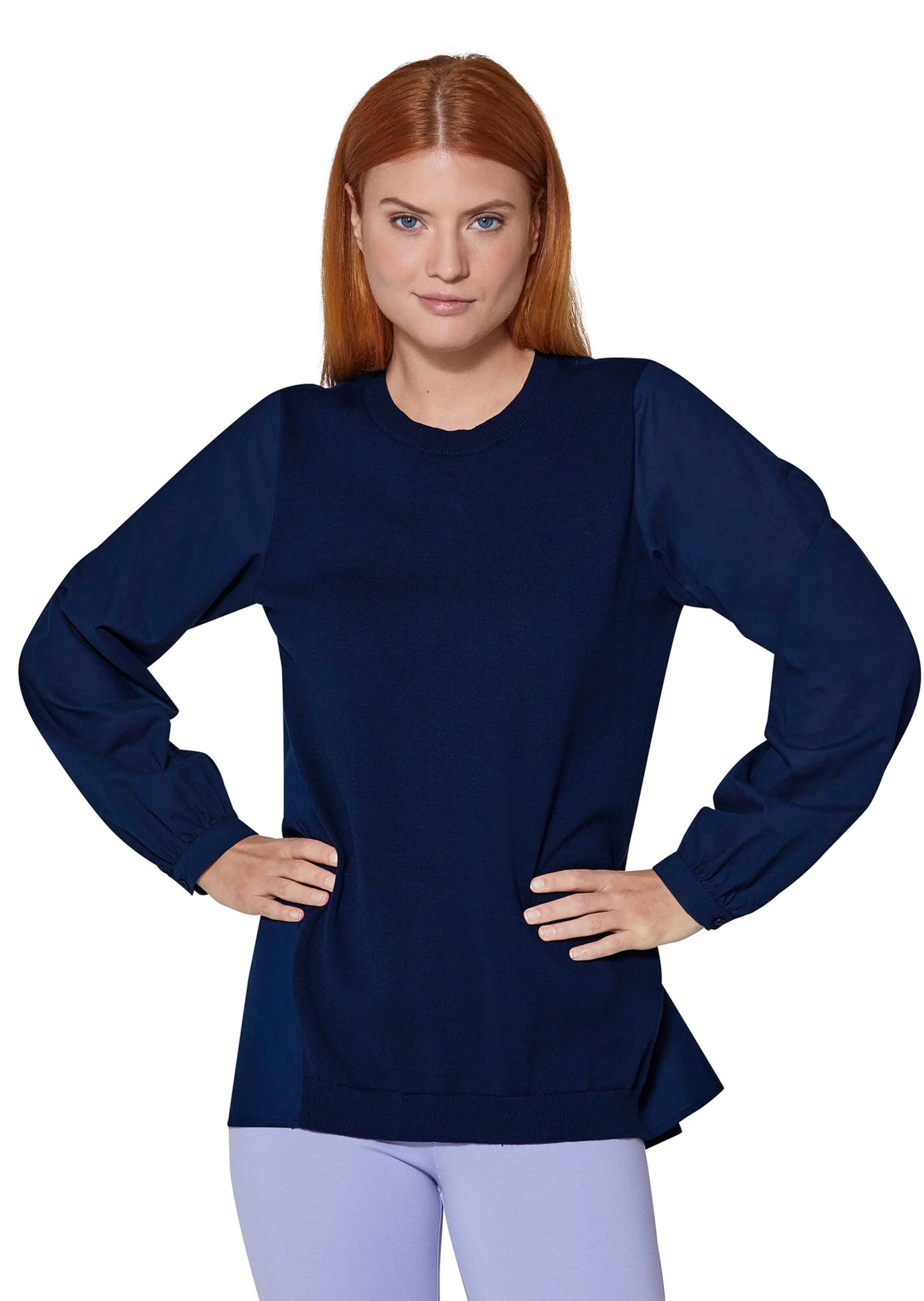 MADELEINE Longpullover "Pullover Legerer Pullover in raffiniertem Material- günstig online kaufen