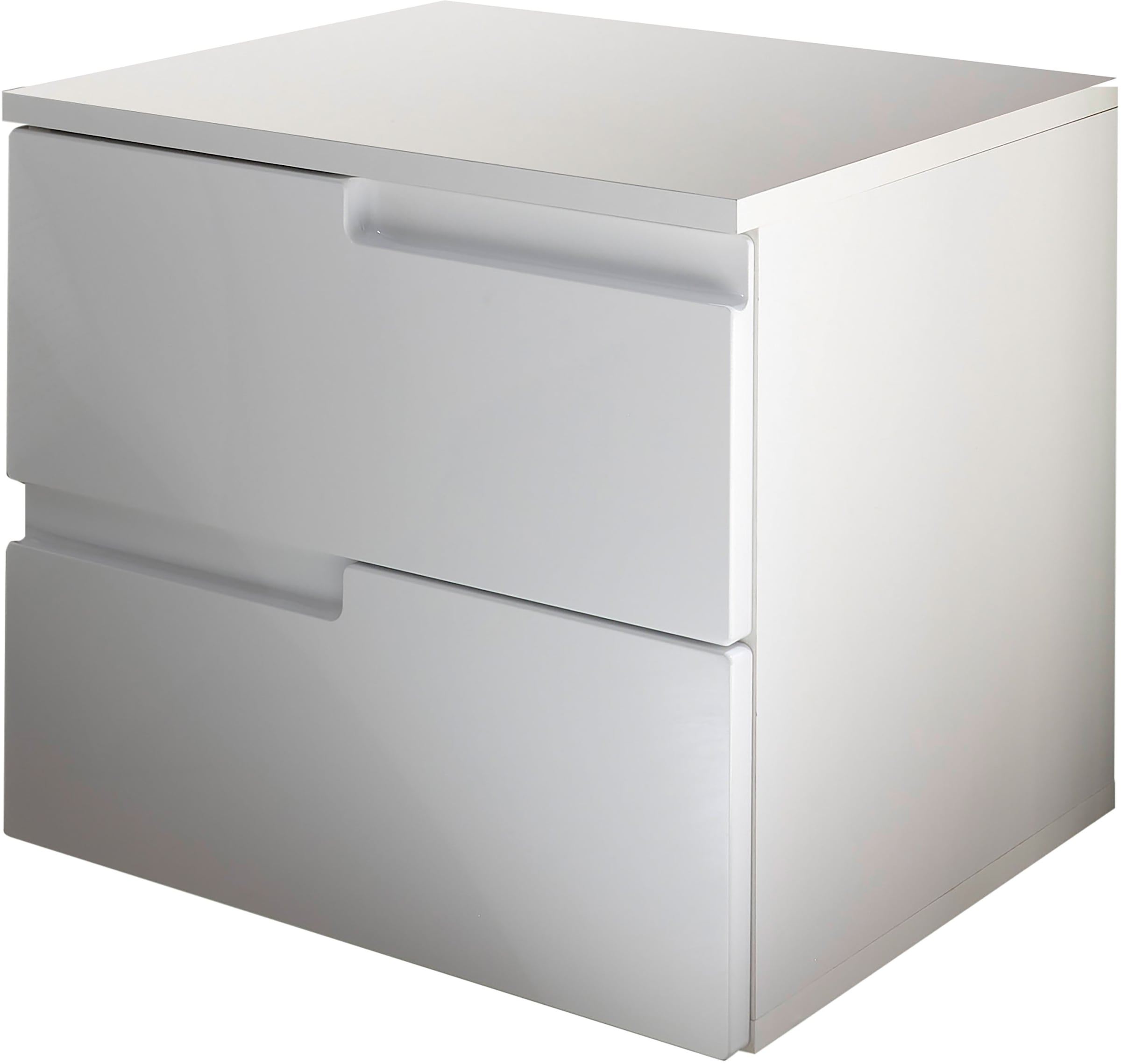 Schlafkontor Nachtkommode »Spice Nachttisch, Nachtkonsole, Nachtkästchen« Ausfräsung als Griffmulde und optisches Highlight