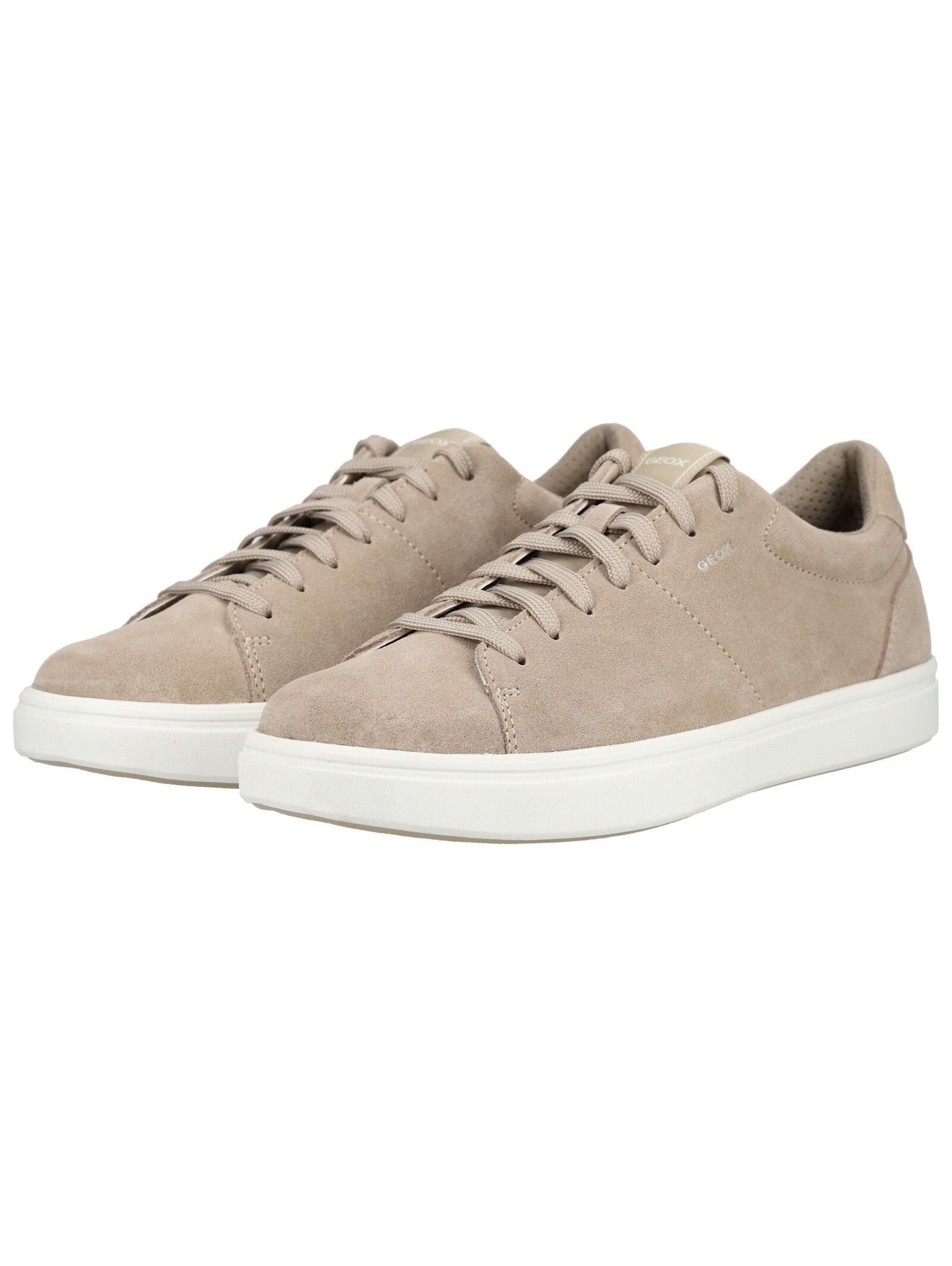 Sneaker GEOX "Geox Sneaker Veloursleder", Herren, Gr. 42, sand, Veloursleder, Schuhe Sneaker 3