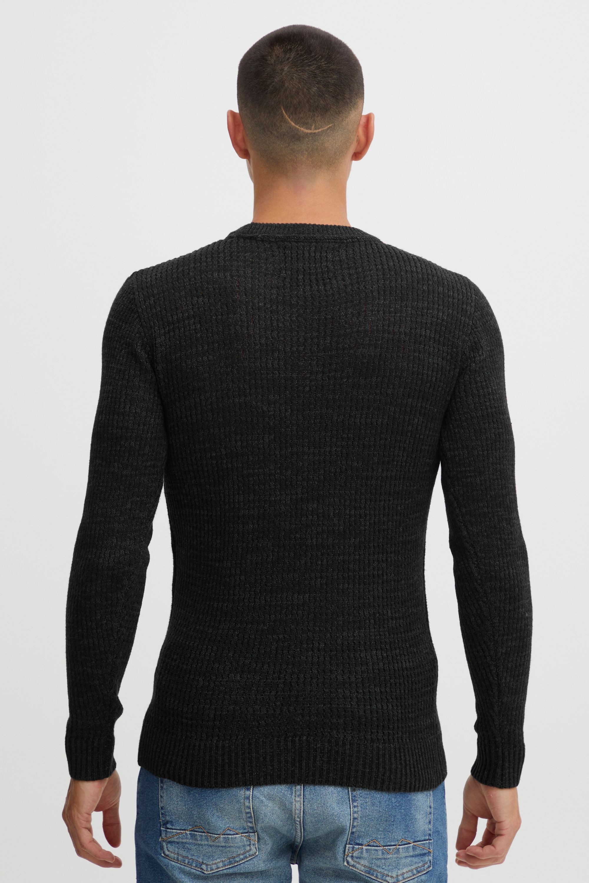INDICODE IDValerio Knit Fleece Pullover Black XXL 3