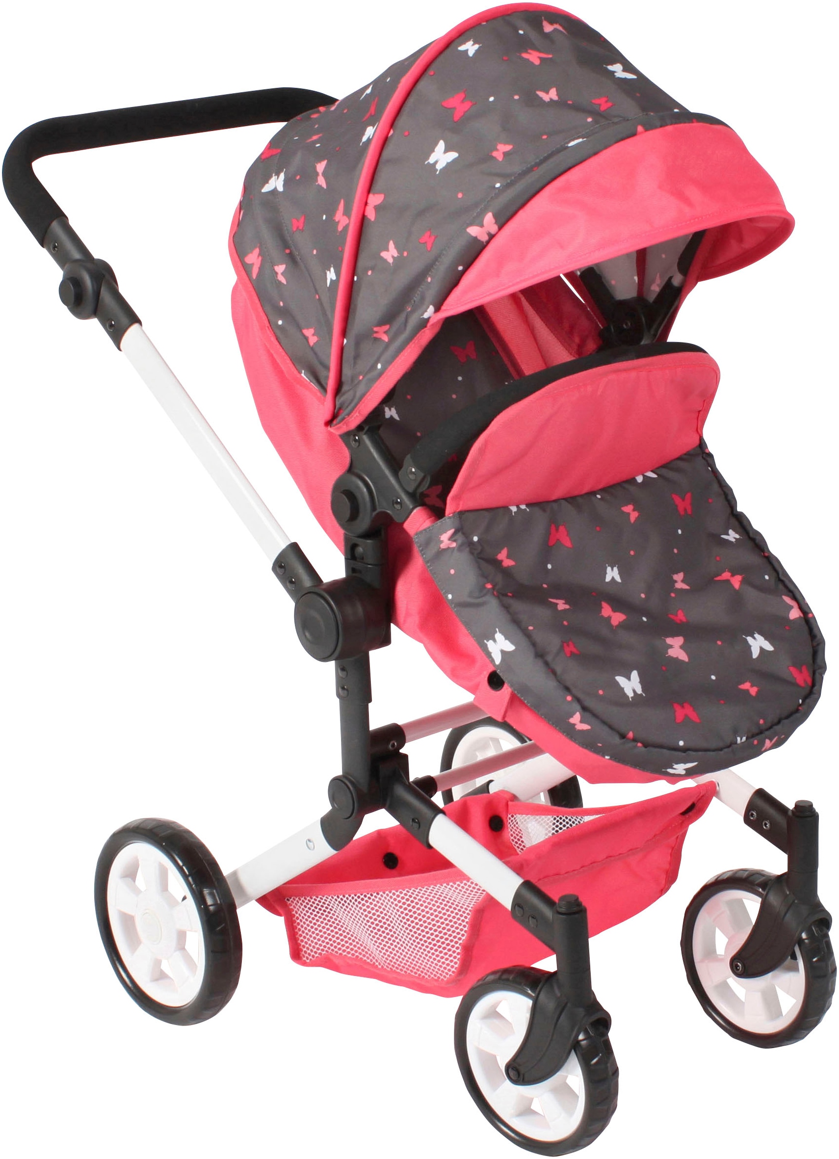 CHIC2000 Kombi-Puppenwagen »Linus, Butterfly«, (Set)