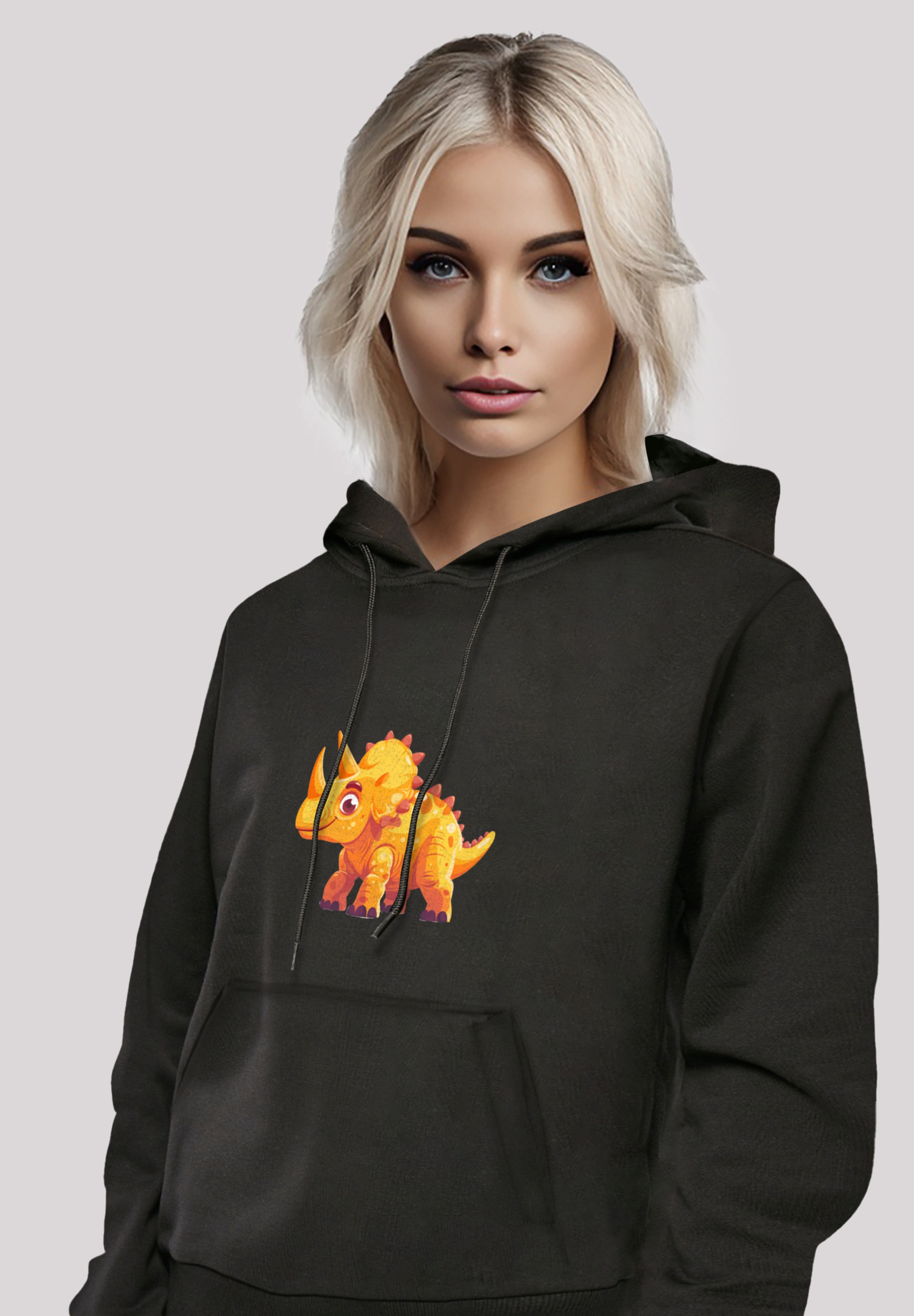 F4NT4STIC Kapuzenpullover »Süßer Triceratops Dinosaurier«, Premium Qualität