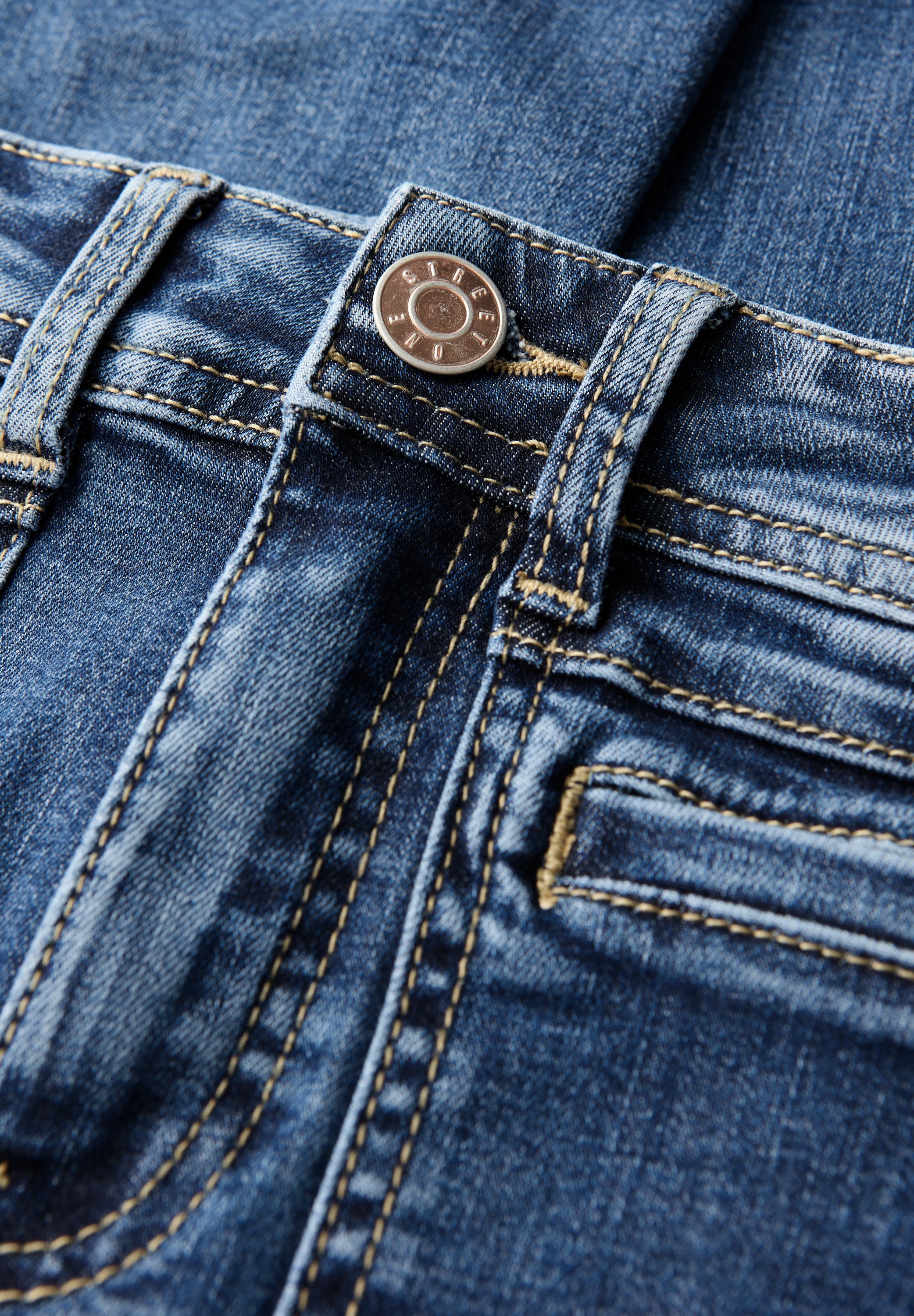 STREET ONE Slim-fit-Jeans, High Waist