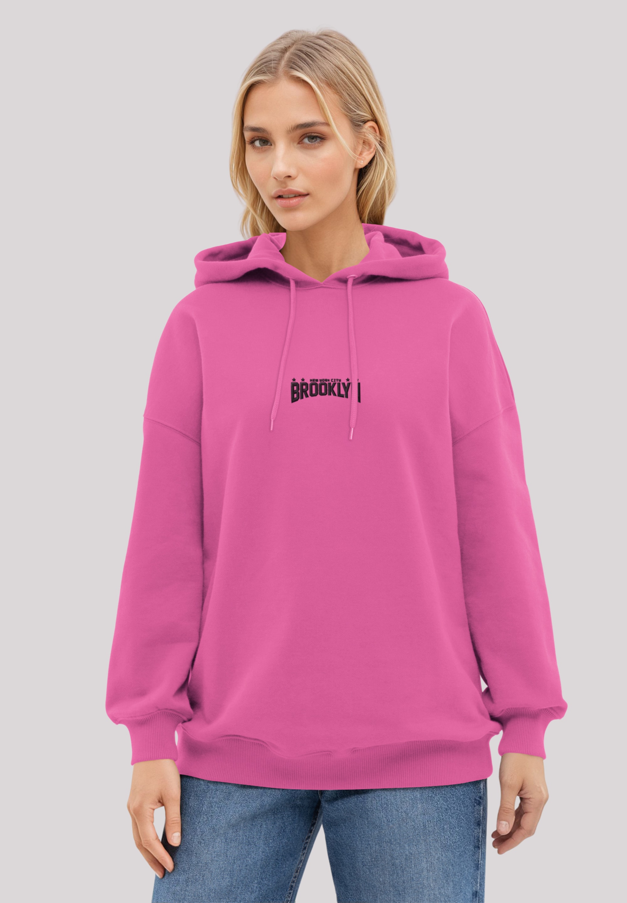 F4NT4STIC Kapuzenpullover "Brooklyn New York Bestickt" Premium Qualität günstig online kaufen