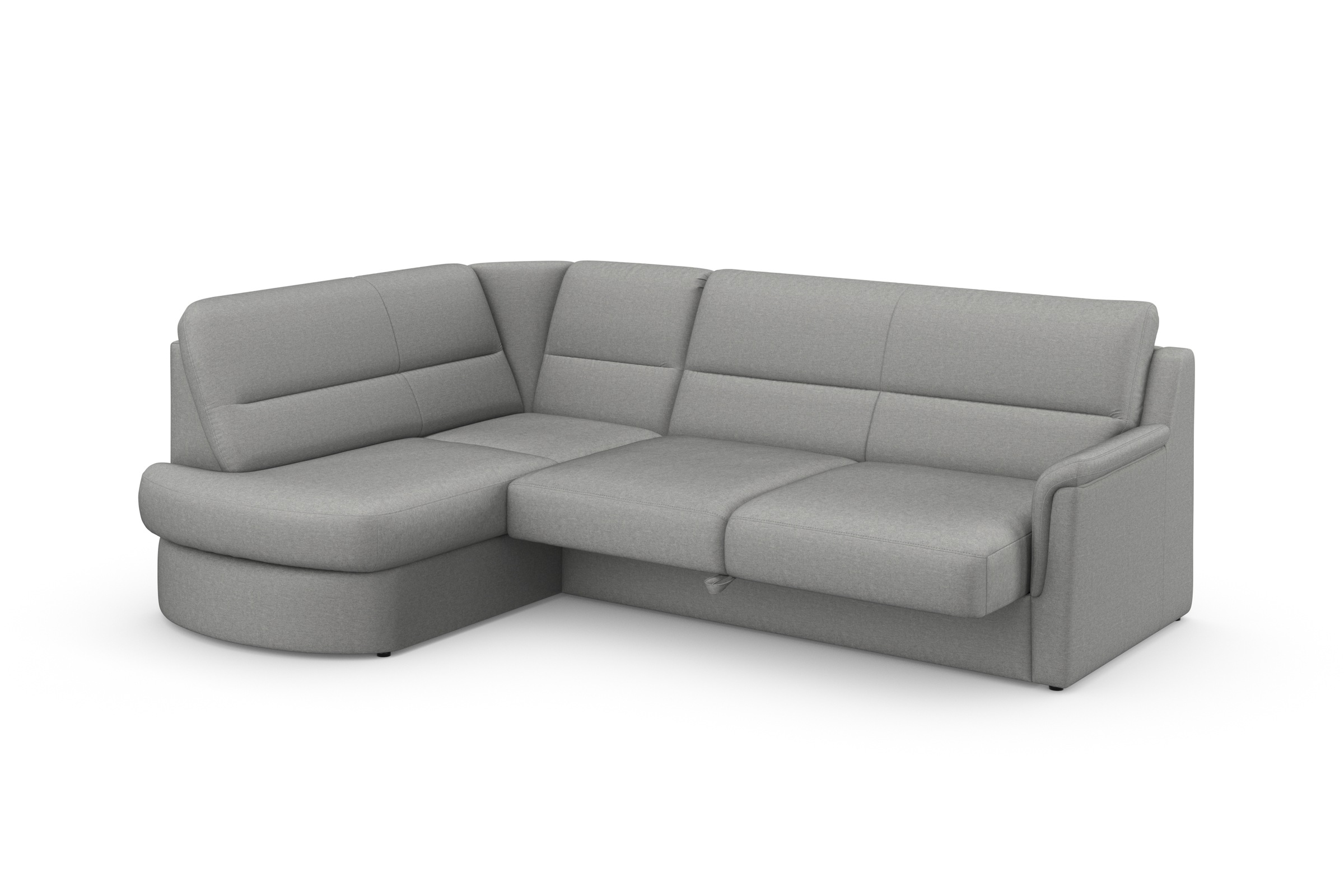 sit&more Ecksofa »Panini L-Form«, wahlweise mit Vorziehsitz und Bettkasten