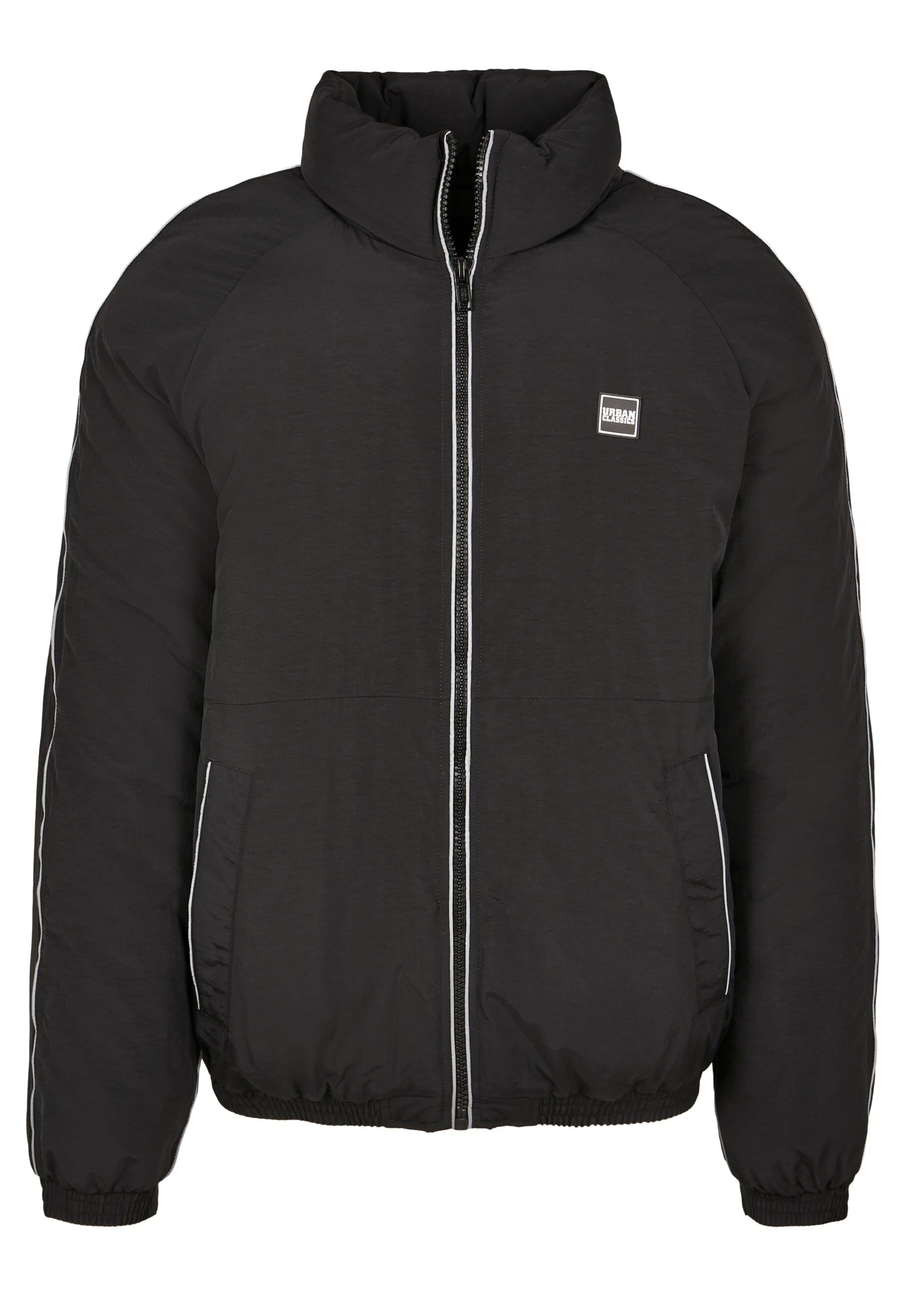 URBAN CLASSICS Winterjacke »Urban Classics Herren Reflective Piping Jacket«, (1 St.), ohne Kapuze