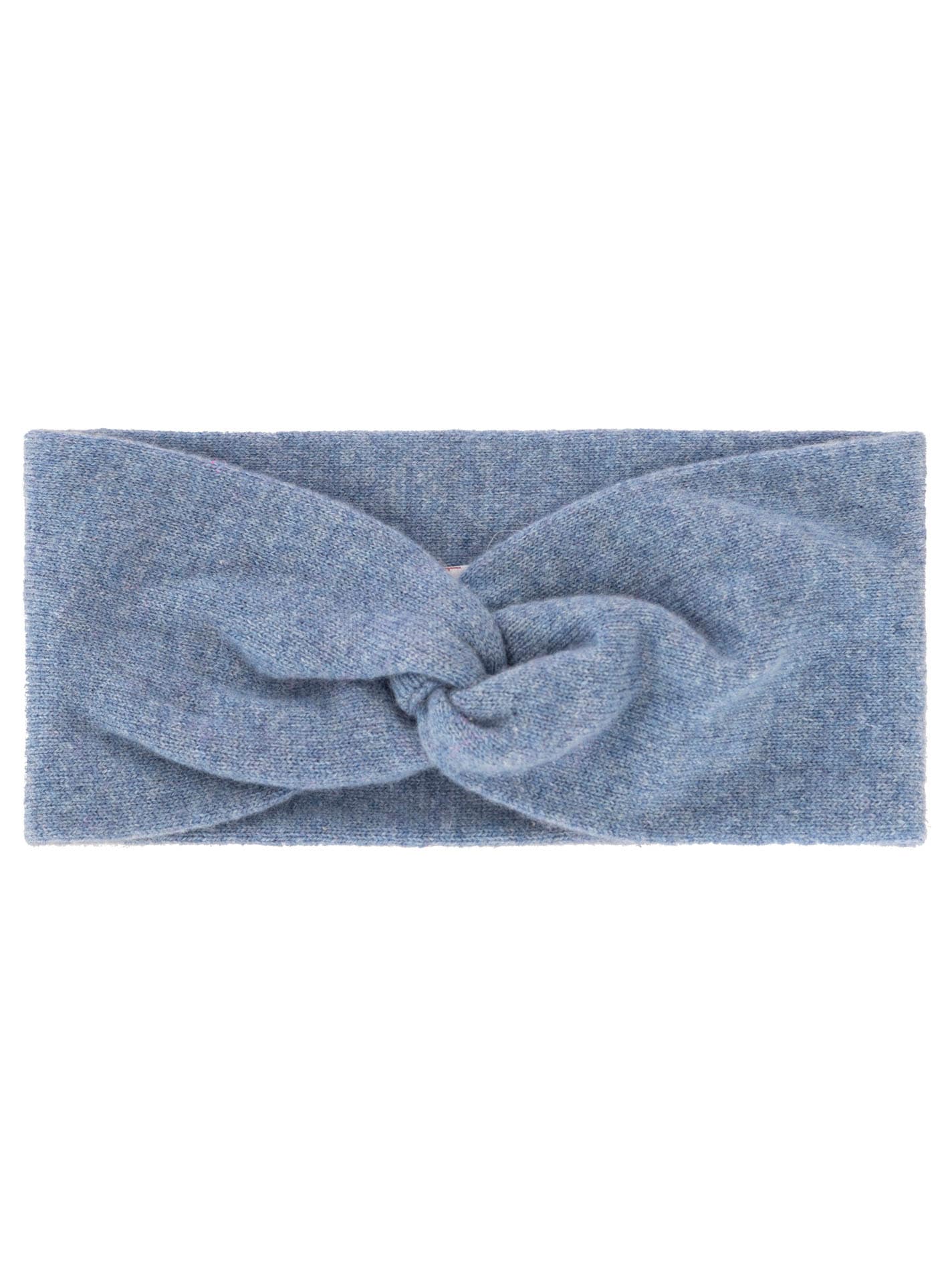 Zwillingsherz Stirnband »100% Cashmere "Classic"« Knoten vorn, wärmend, klassisches Strickdesign