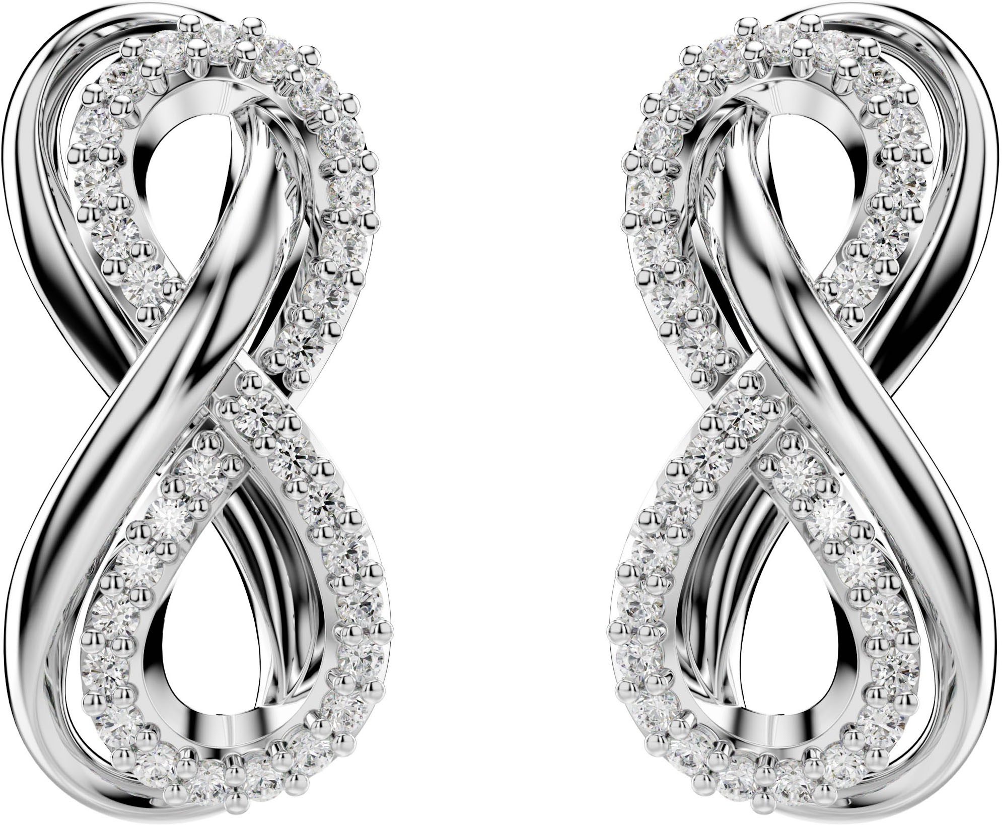 Swarovski Paar Ohrstecker »Hyperbola«, mit Swarovski® Kristall
