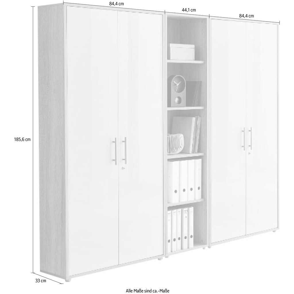 BMG Möbel Schrank-Set »Tabor«, (Set, 3 St.)