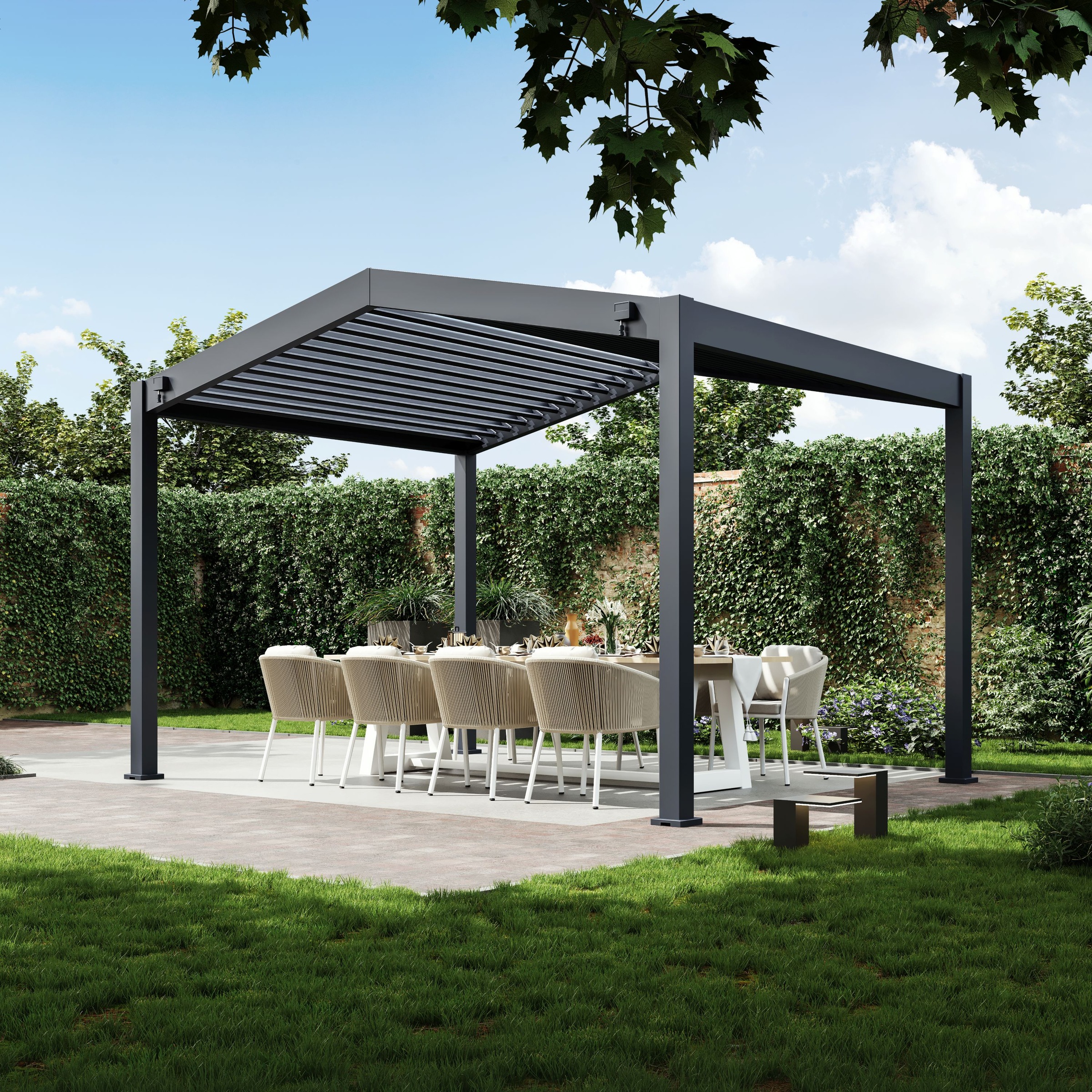 Paragon Pergola »Hana 1013 Beige« 400,2x300,5x225,3cm