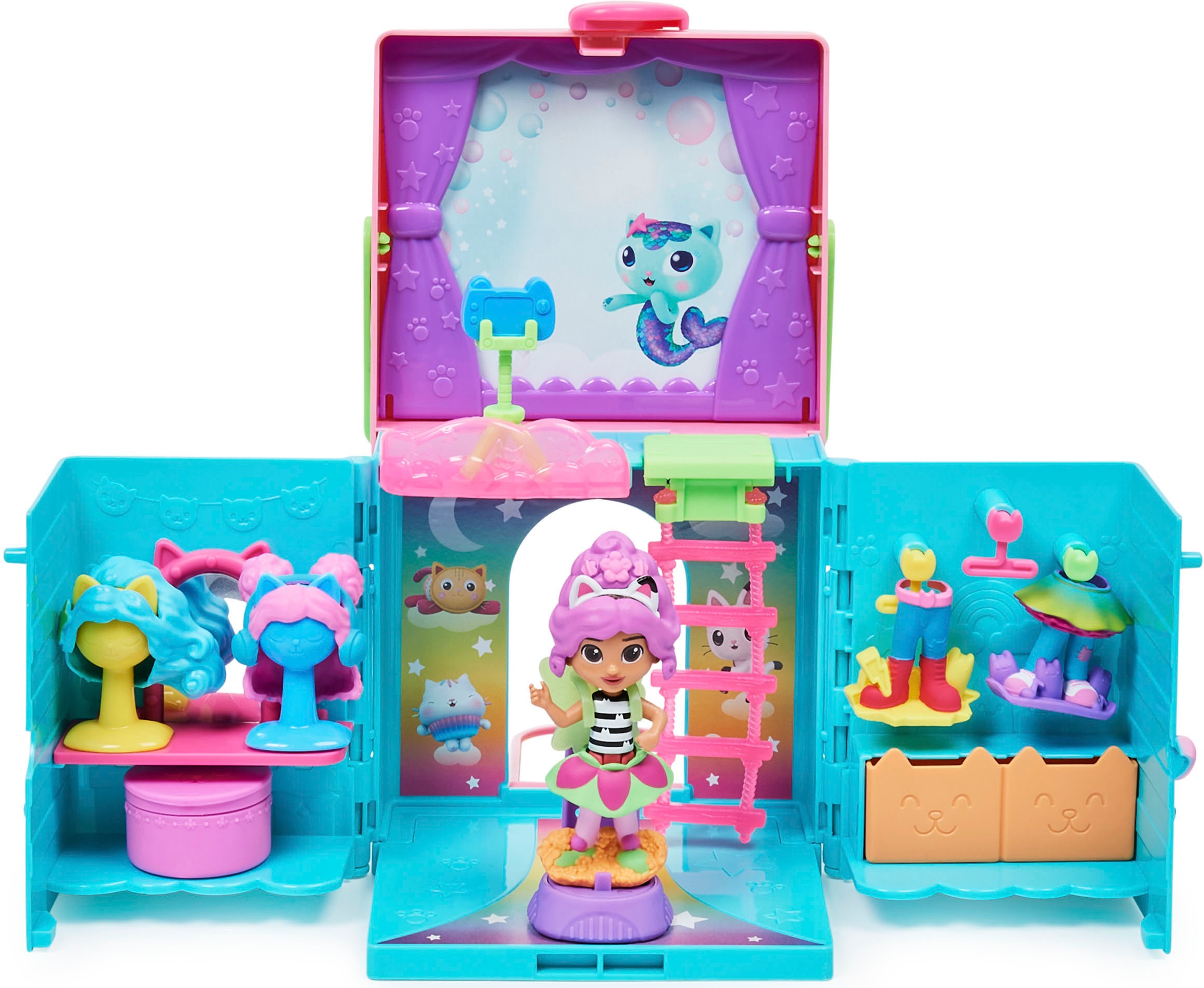 Spin Master Spielwelt »Gabby's Dollhouse – Rainbow Closet Kleiderschrank«