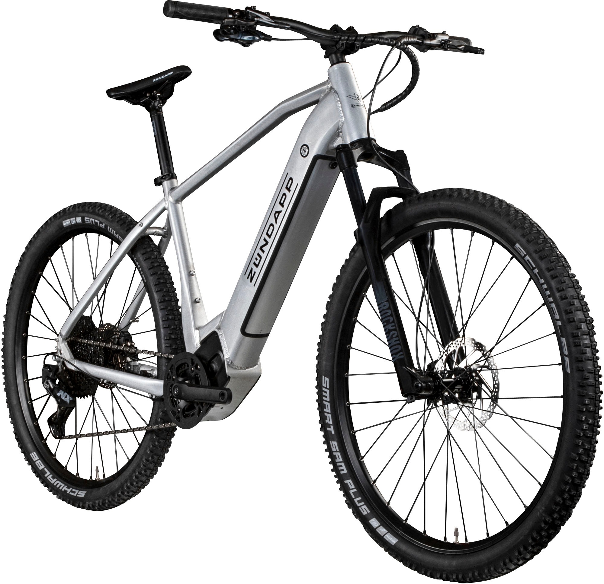 Zündapp E-Bike »HX522«, 12 Gang, SRAM, NX Eagle RD-NX-1.B1, Mittelmotor 250 W, Pedelec, Elektrofahrrad für Damen u. Herren, MTB