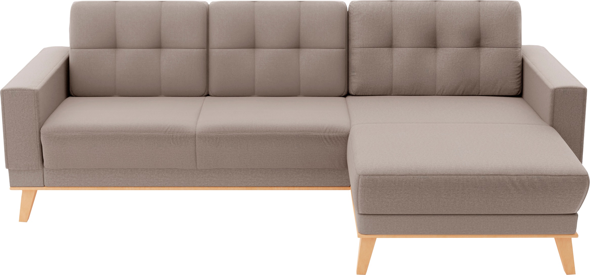 sit&more Ecksofa »Lavida L-Form«, wahlweise mit Kippfunktion und Bettkasten