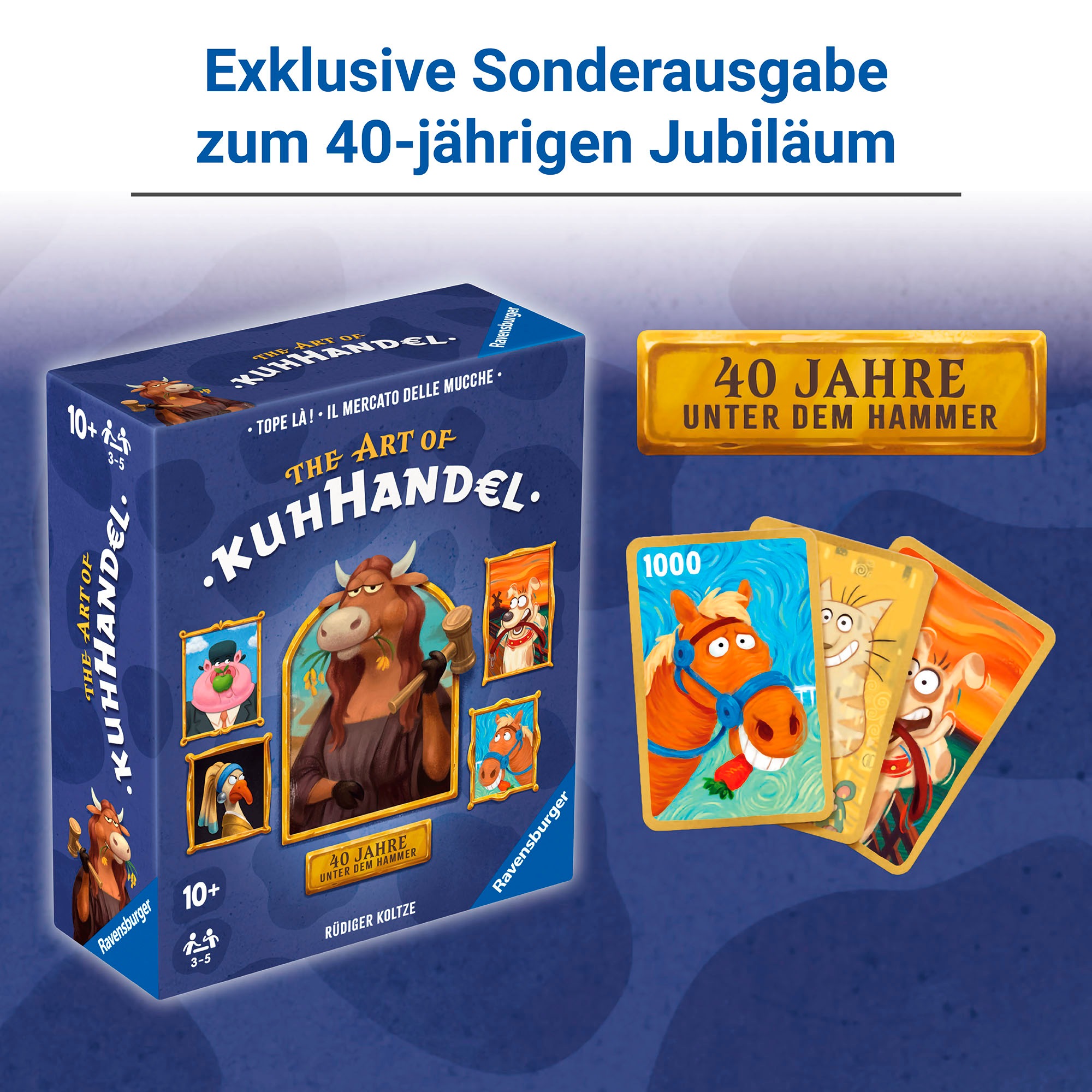 Ravensburger Spiel »Kuhhandel 40 Jahre Jubiläumsedition«, Made in Europe