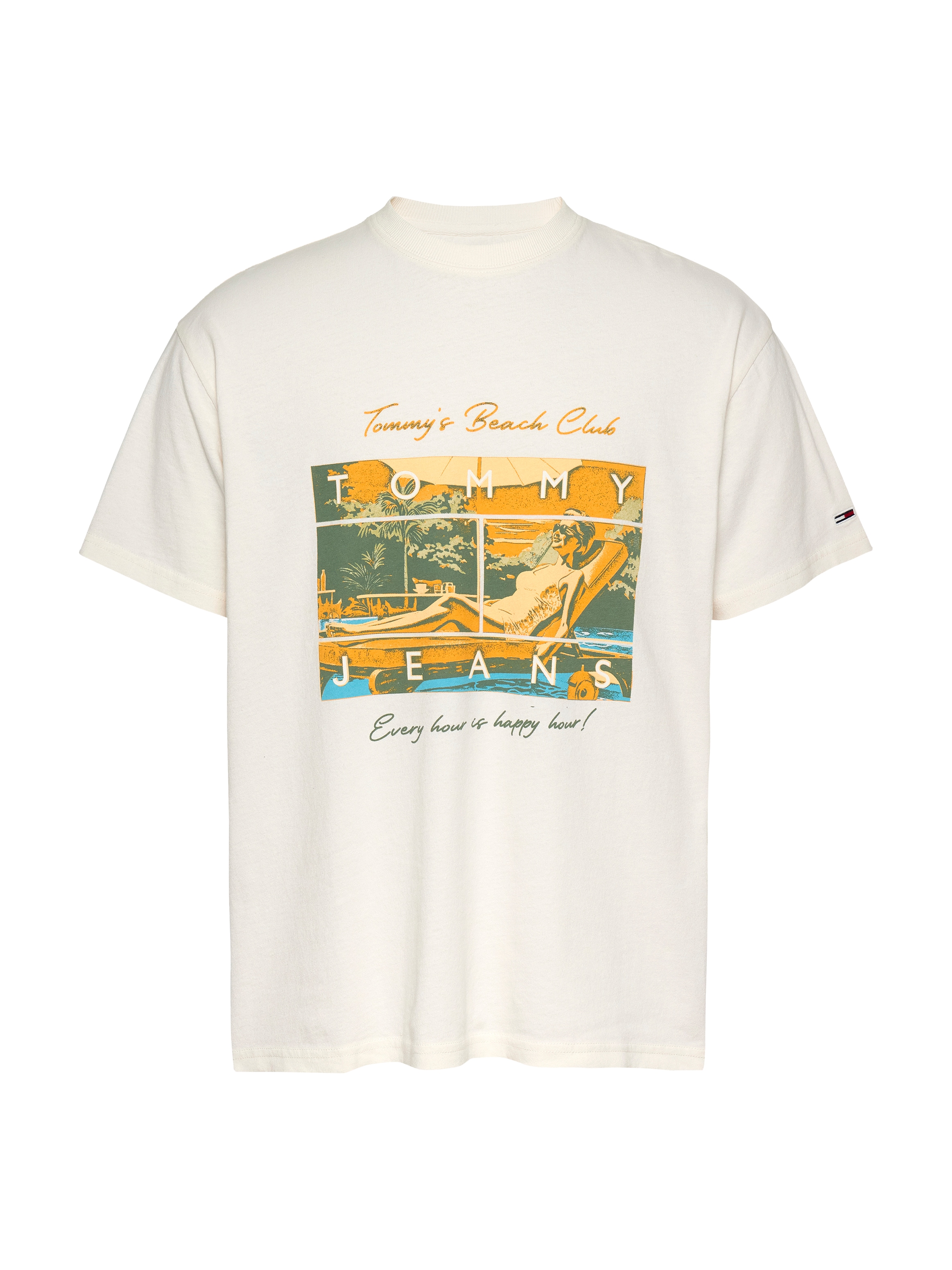 Tommy Jeans T-Shirt »TJM RLX BEACH CLUB GRAPHIC TEE«