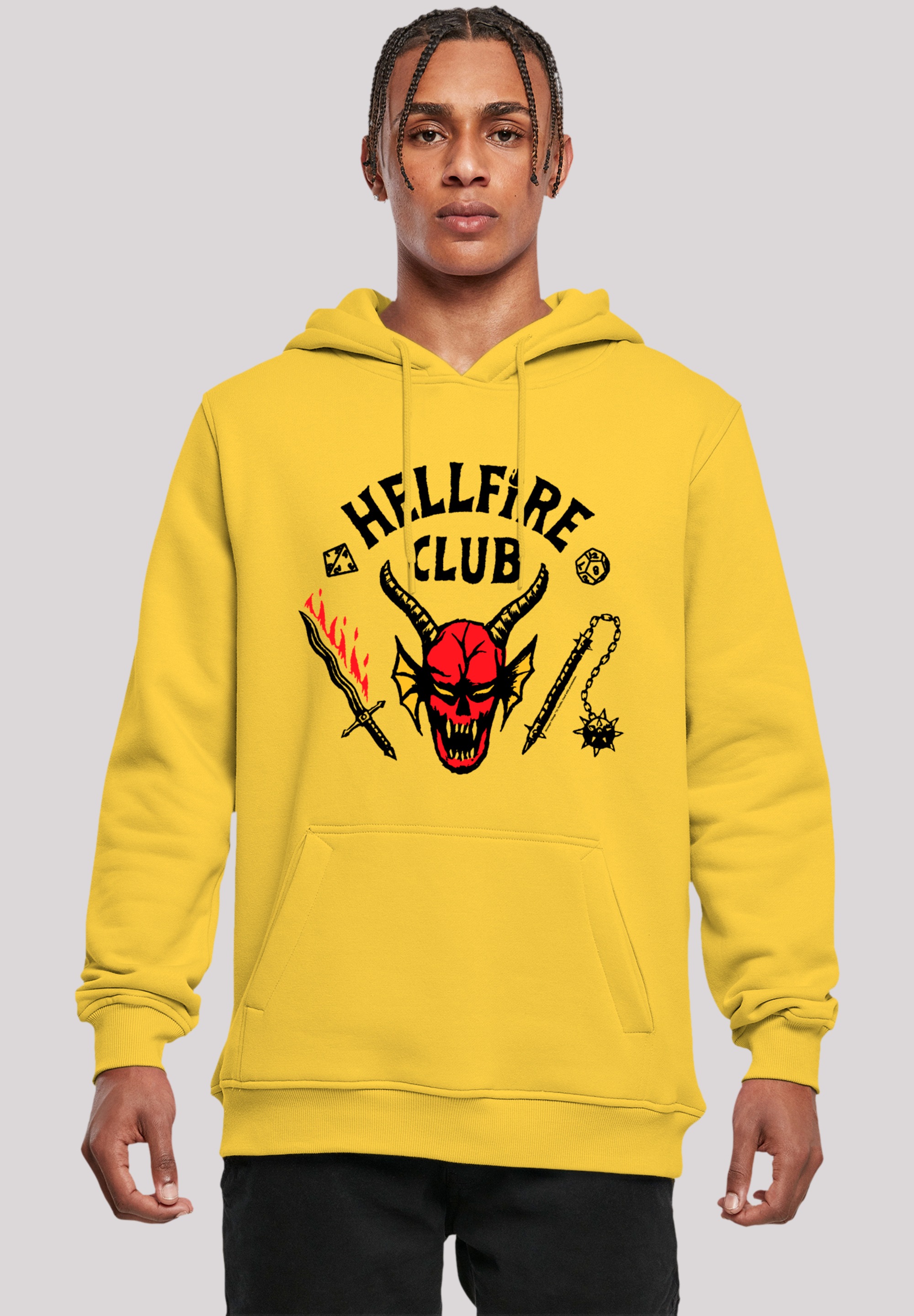 F4NT4STIC Kapuzenpullover "Stranger Things Hellfire Club Netflix TV Series", Premium Qualität