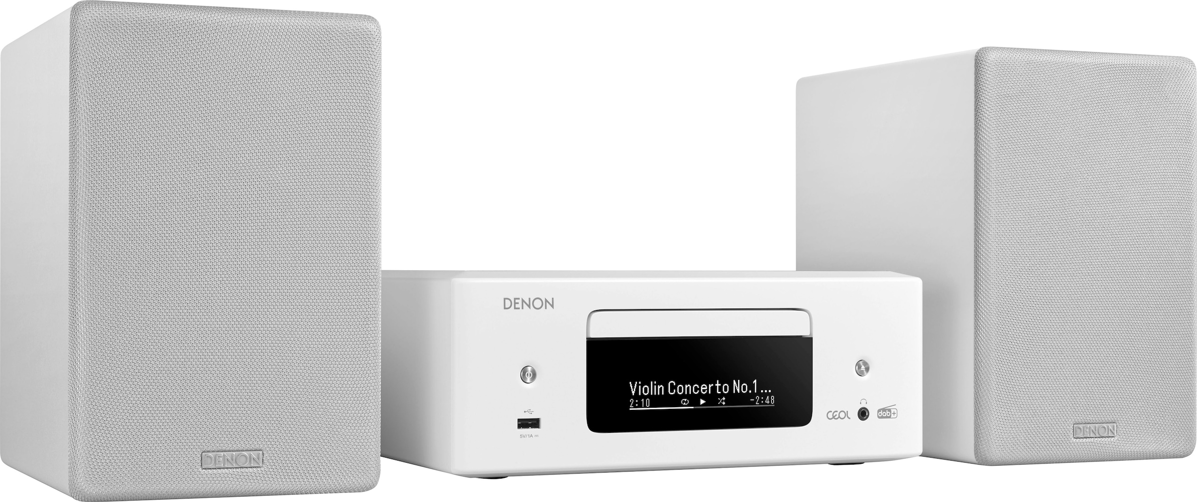 Denon Netzwerkplayer »RCD-N12DAB«, (Bluetooth-NFC-WLAN)