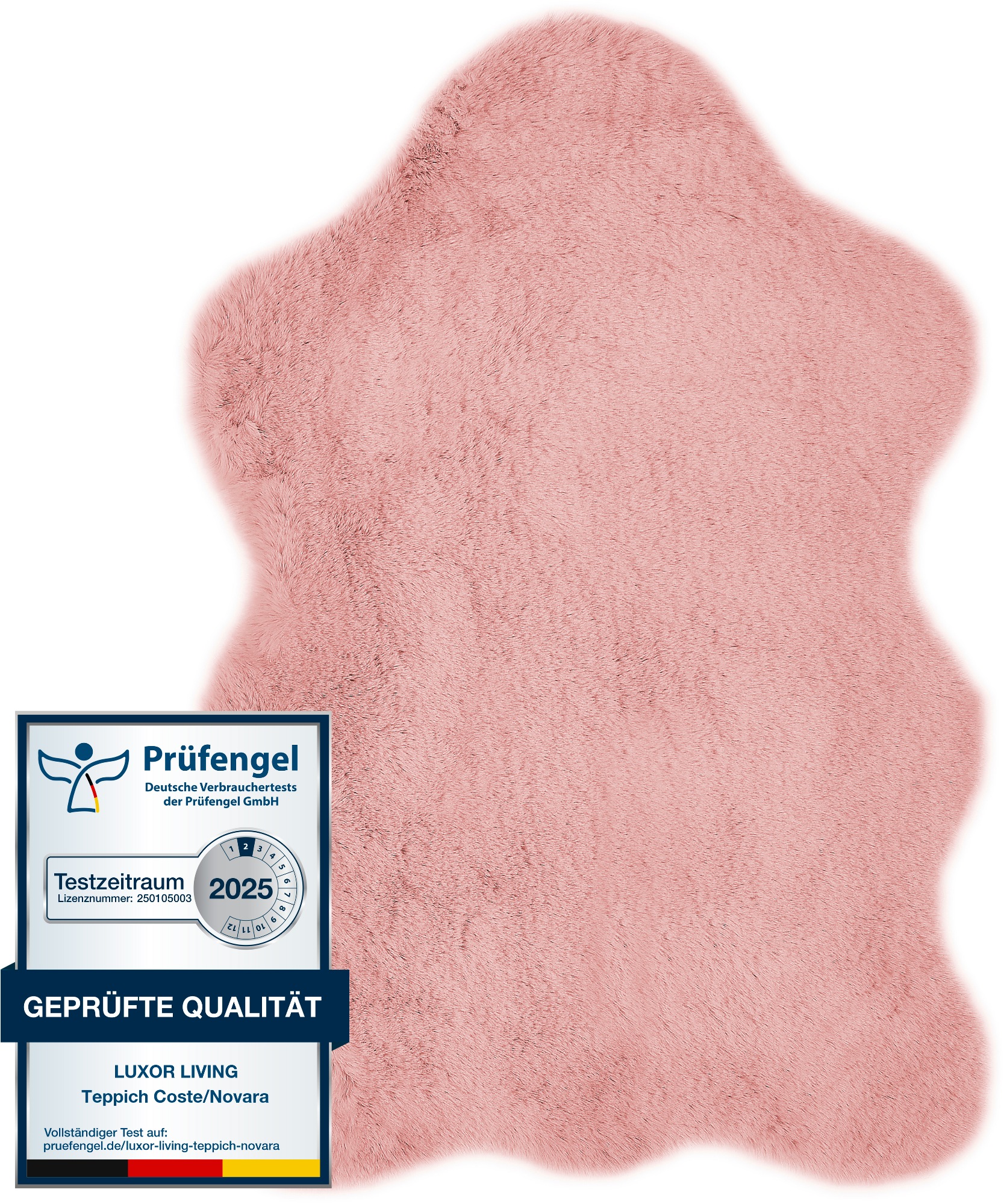 LUXOR living Fellteppich "Novara" fellförmig 30 mm Höhe Kunstfell, weiche K günstig online kaufen