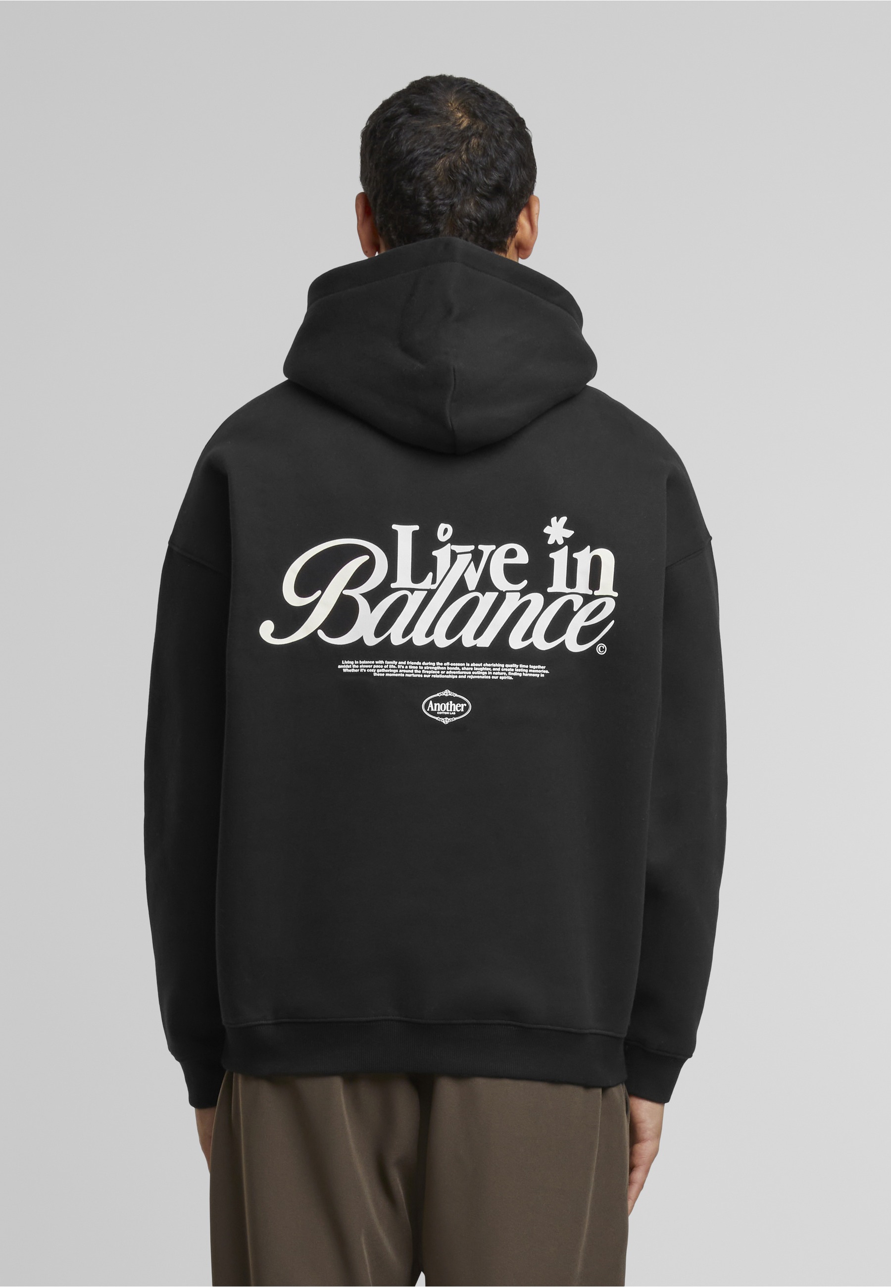 Another Cotton Lab Kapuzenpullover »Another Cotton Lab Live in Balance Heavy Oversized Hoodie« 1