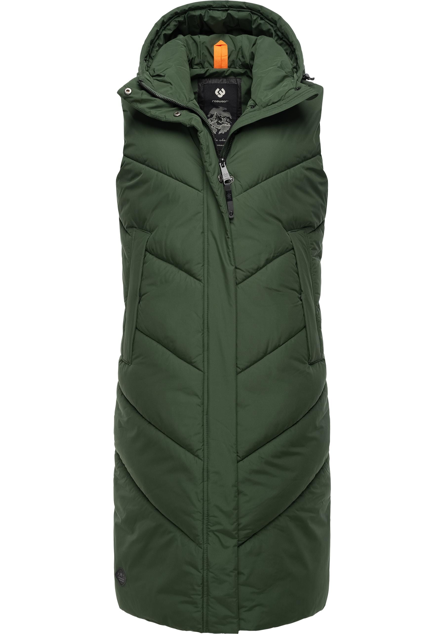 Ragwear Steppweste »Suminka Vest«, Stylische, lange bestellen für | Winterweste BAUR Damen